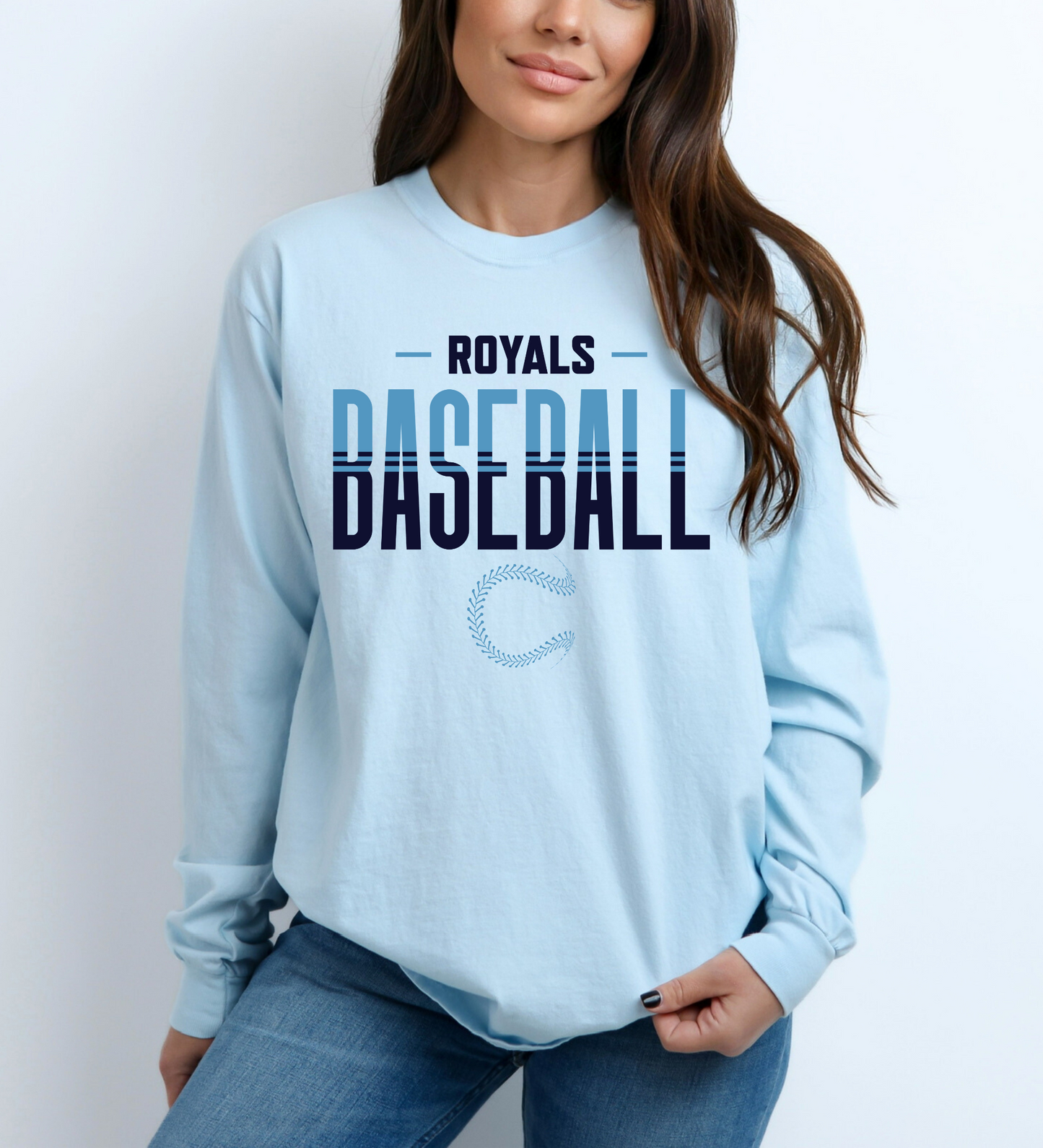 Royals Baseball Double (Comfort Colors)