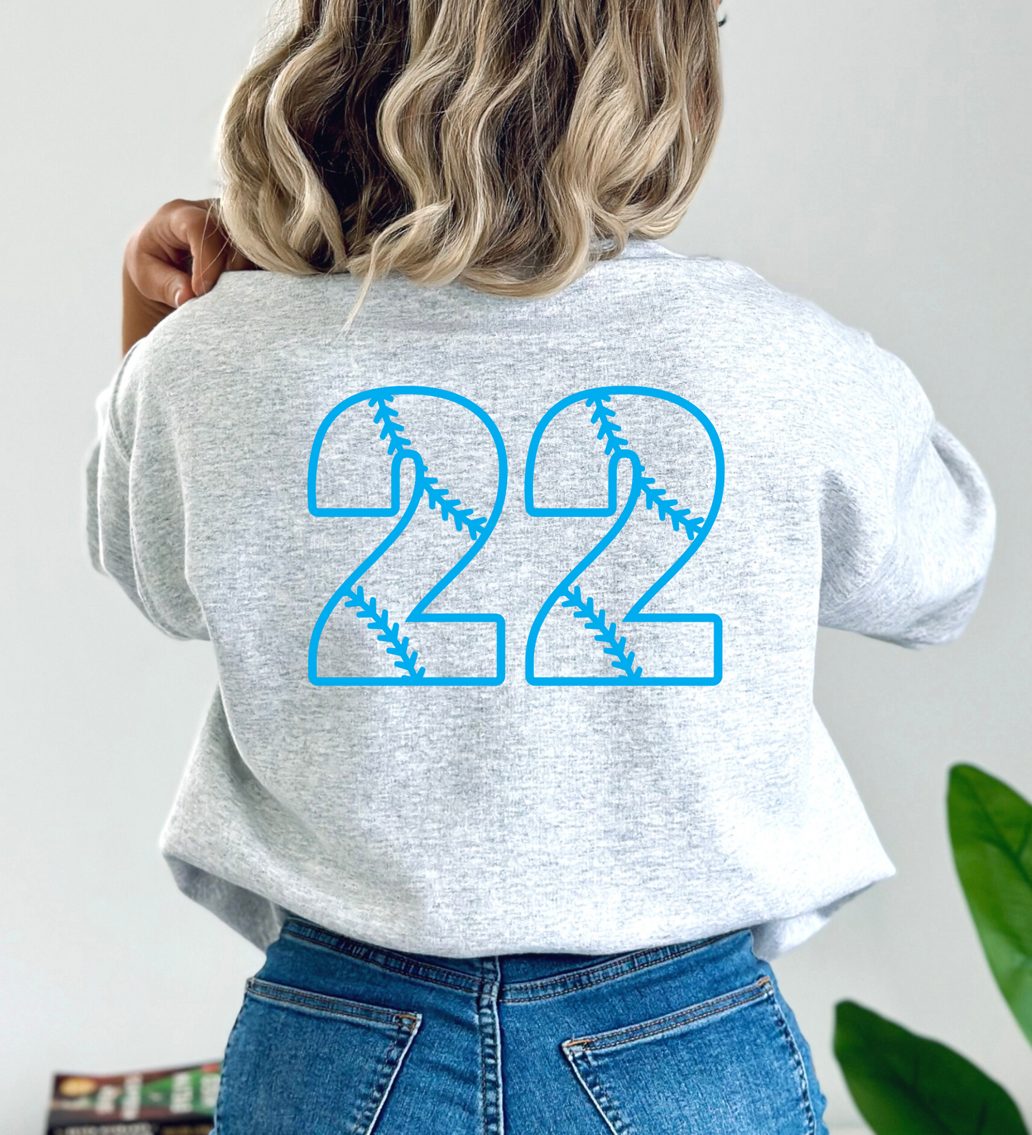 (Back Customization) Renegades Baseball Blue Numbers