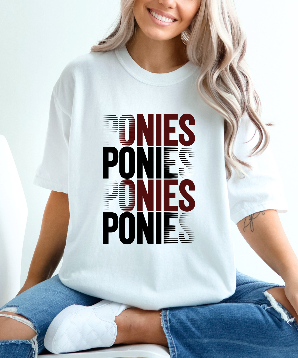Stacked Ponies (Comfort Colors)
