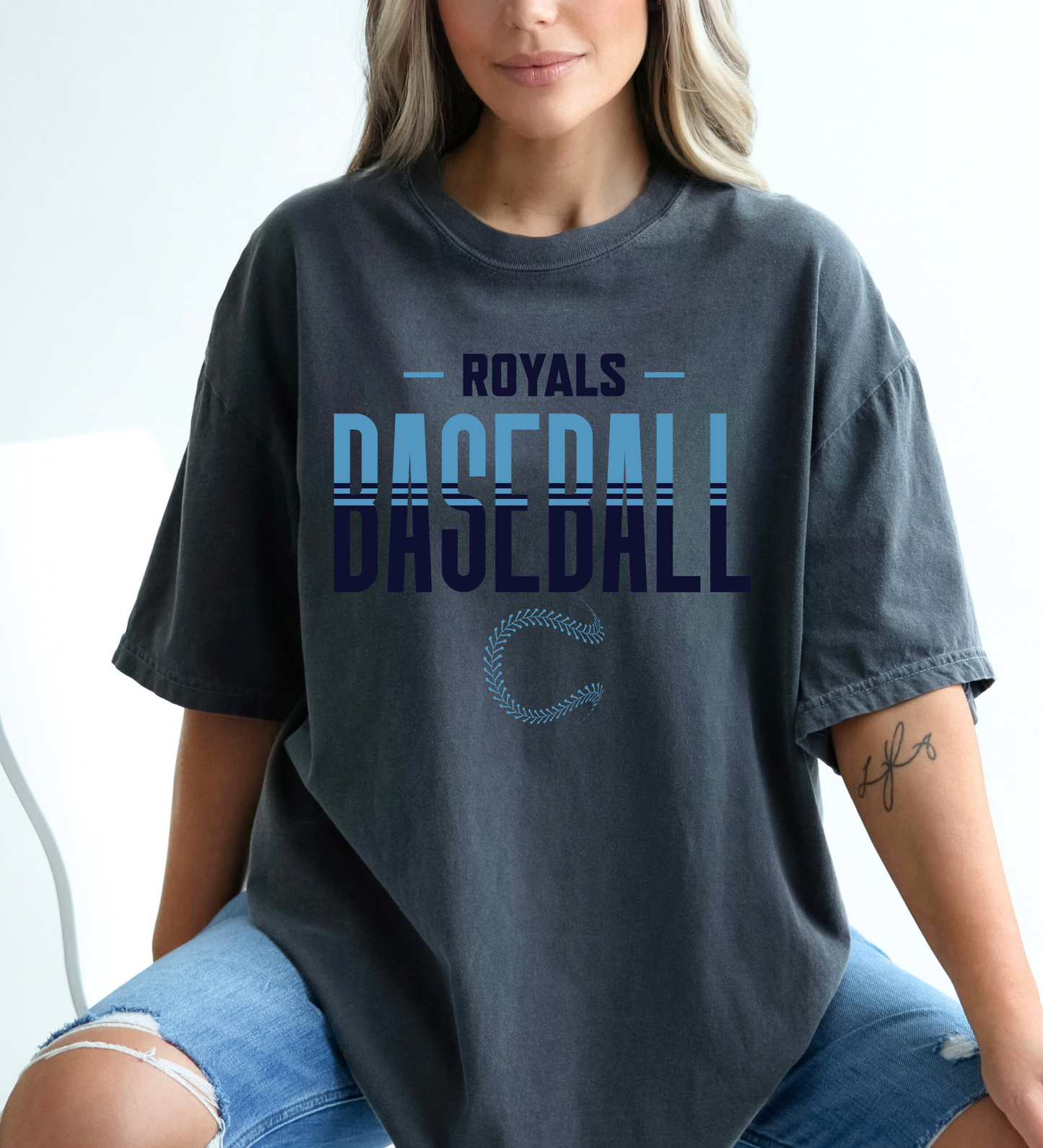 Royals Baseball Double (Comfort Colors)
