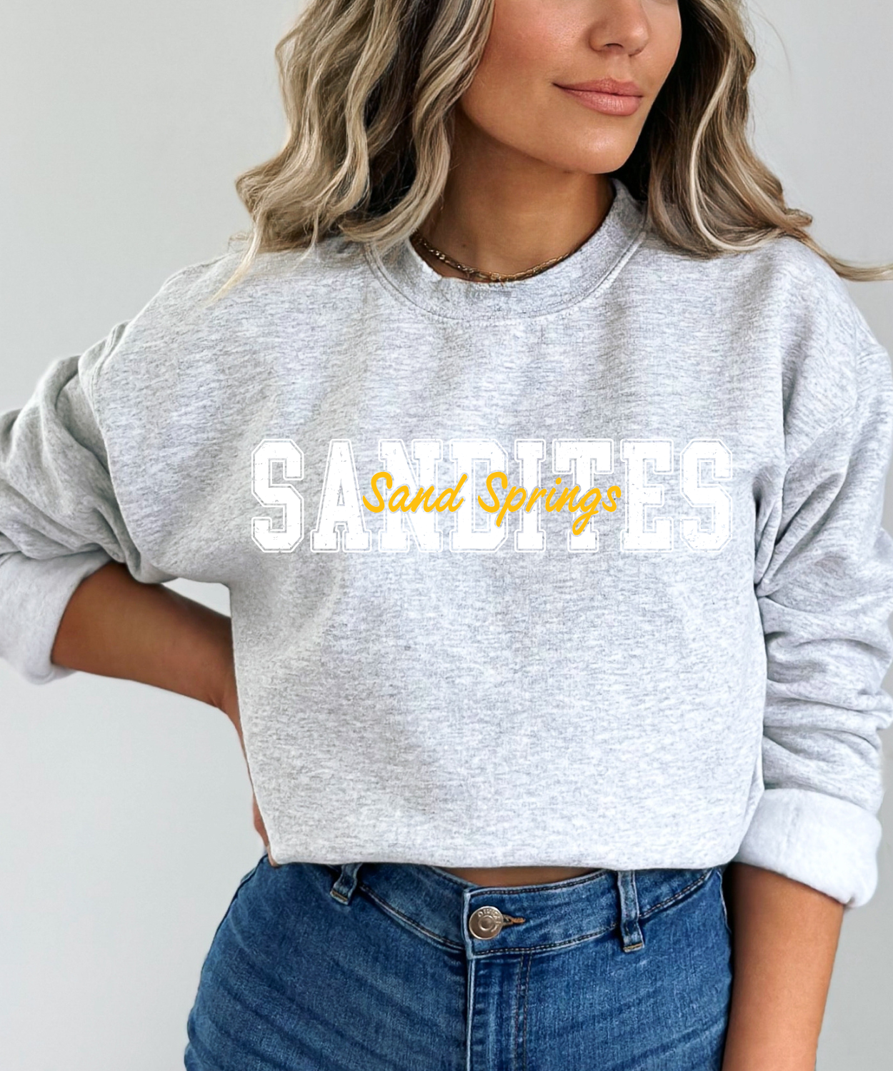 Sand Springs Sandites WHITE (Gildan)
