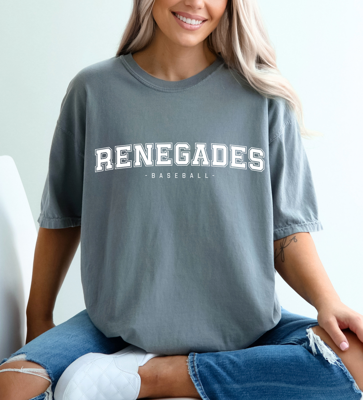 Renegades University Style WHITE (Comfort Colors)
