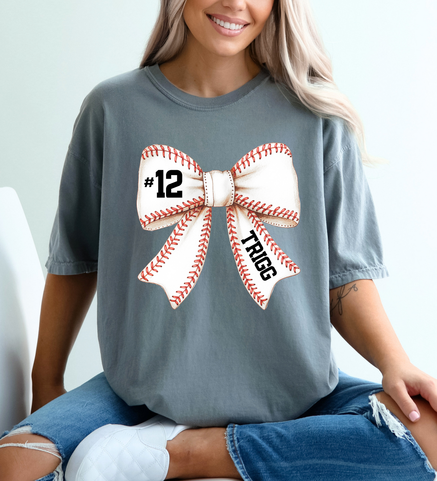 Renegades Baseball Bow (Comfort Colors)
