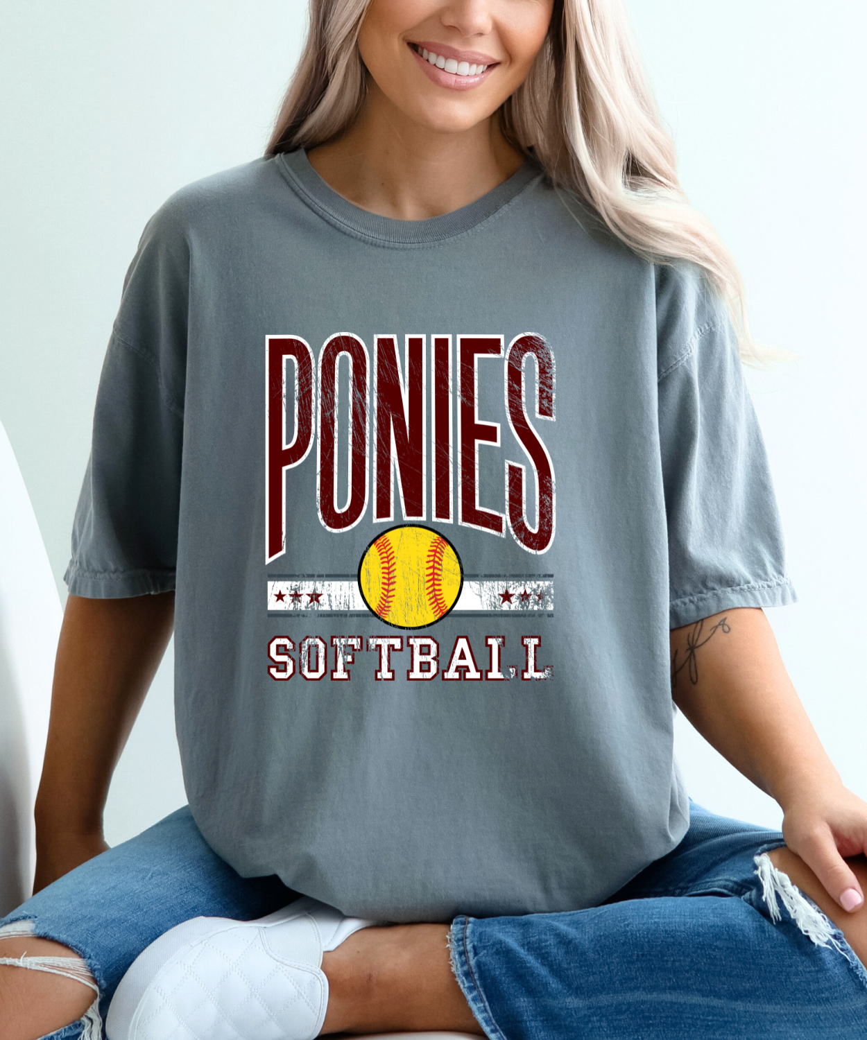 Ponies Softball All-Star (Comfort Colors)