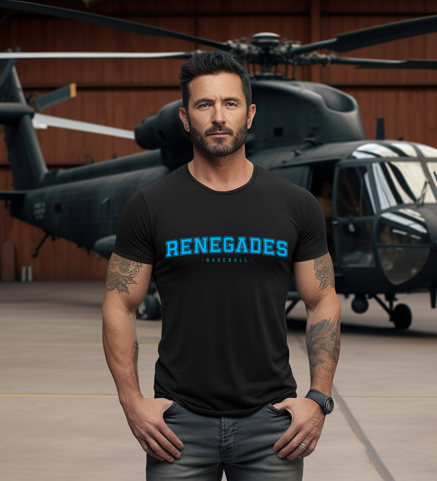 Renegades University Style BLUE (Gildan)