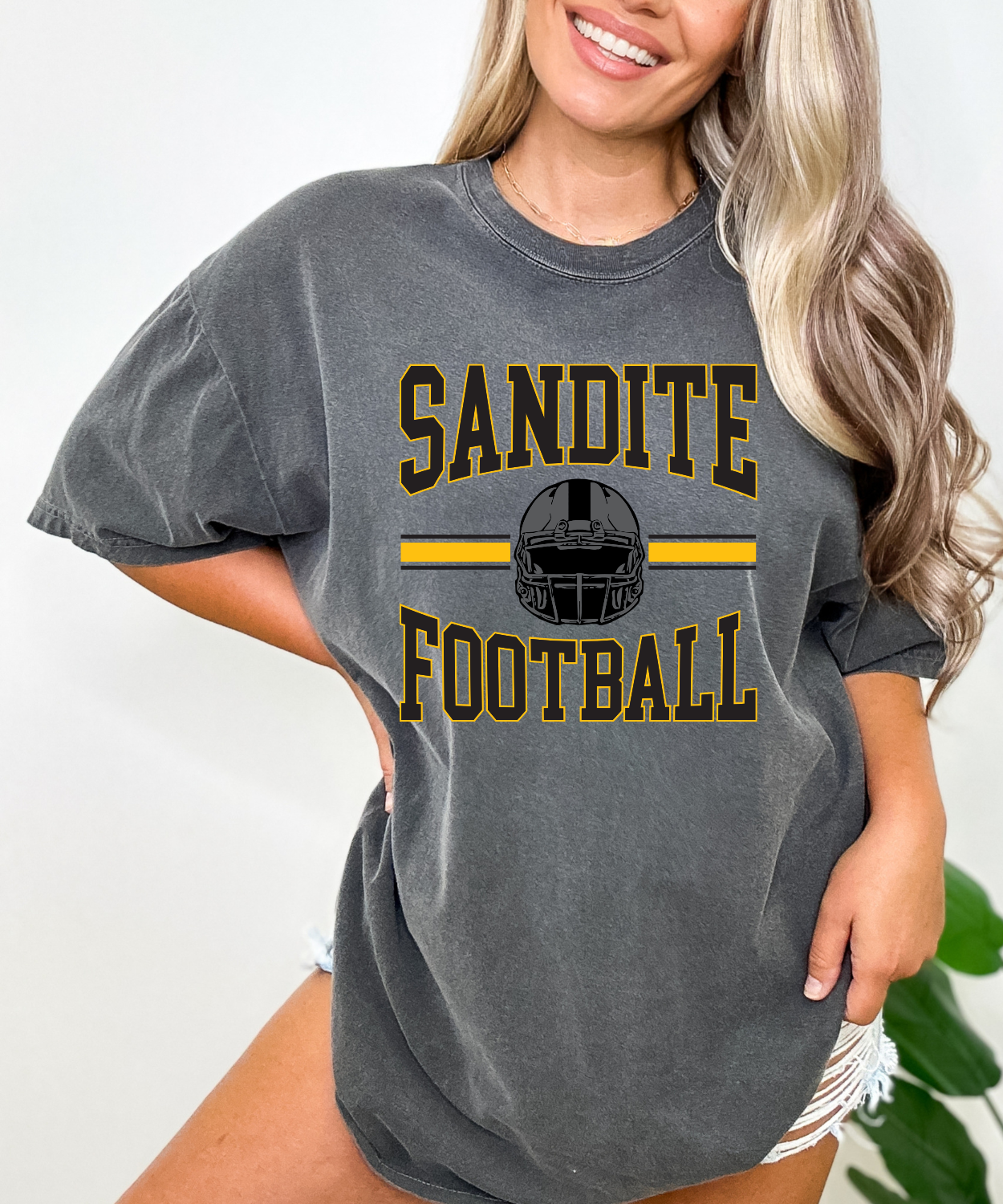 Sandite Football Center (Comfort Colors)