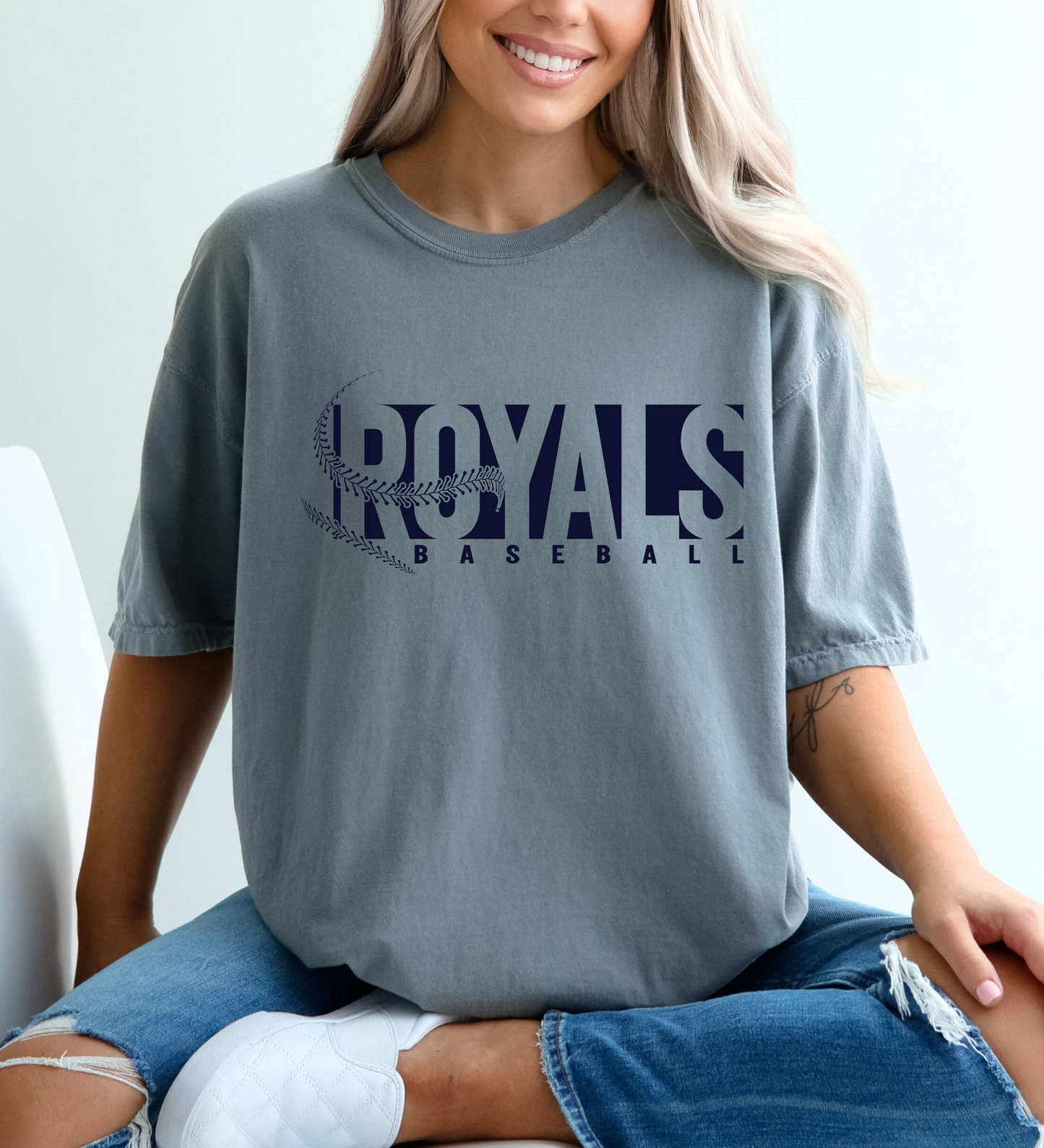 Royals Baseball Triple (Comfort Colors)