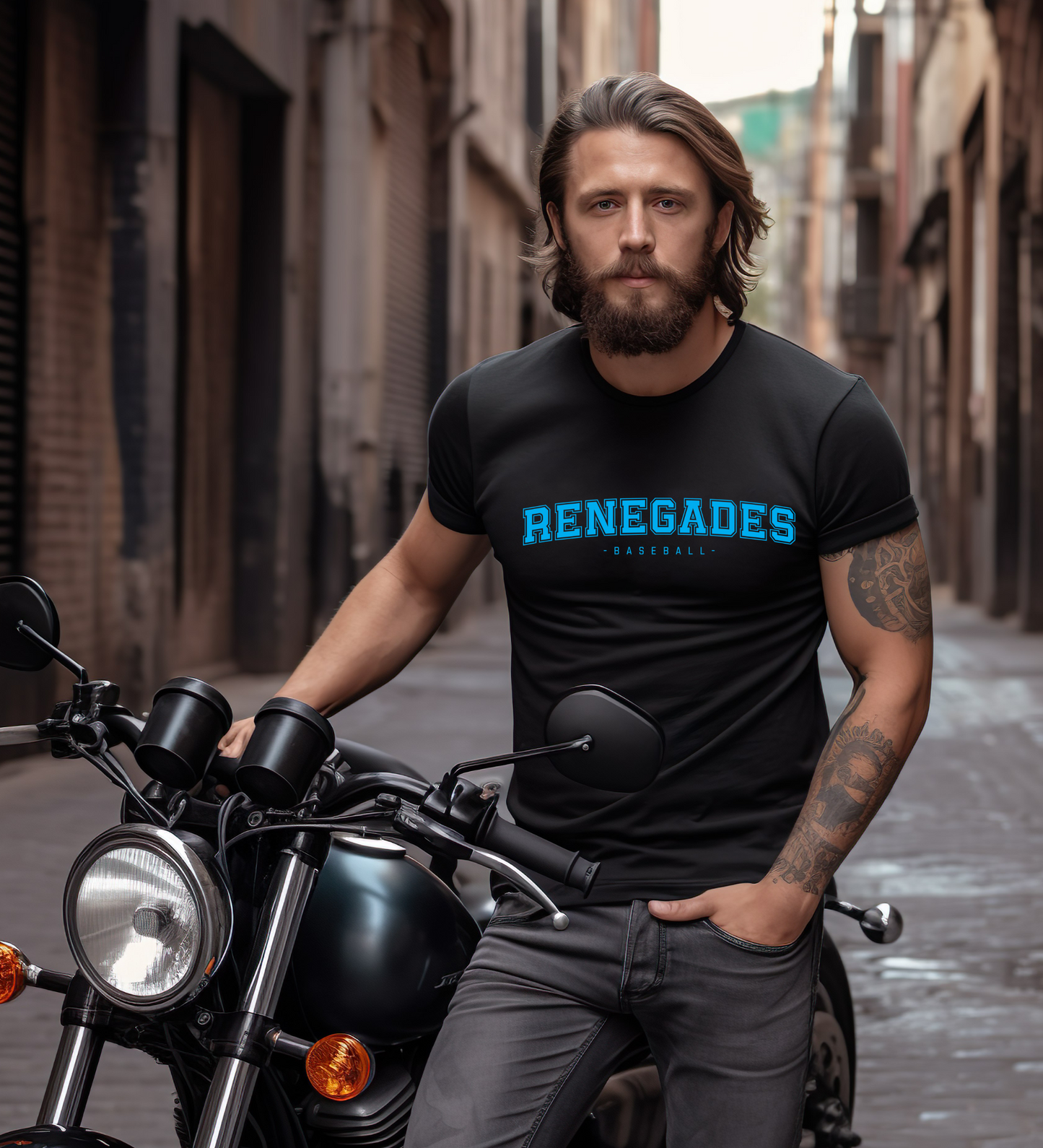 Renegades University Style BLUE (Gildan)