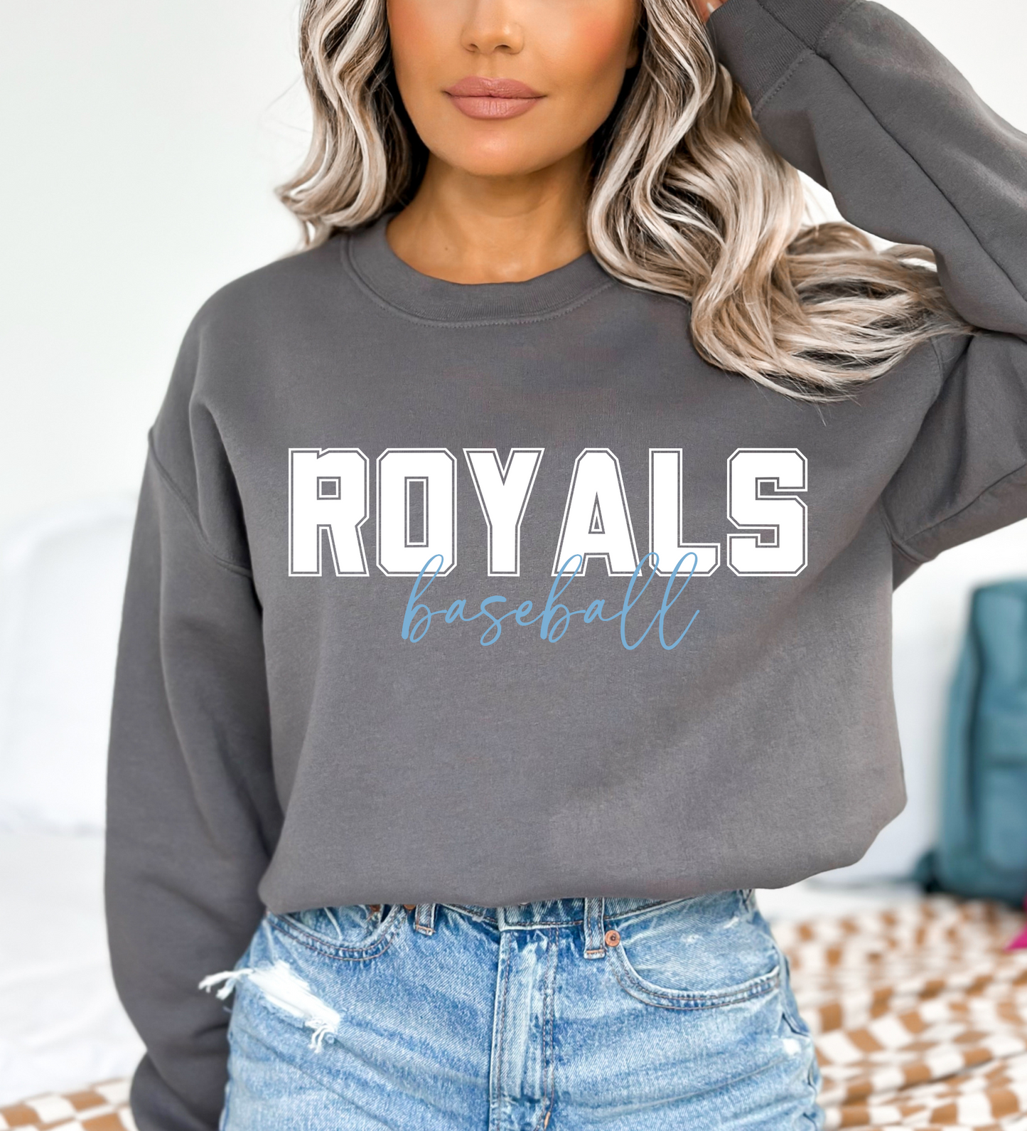 Royals Baseball University WHITE (Gildan)