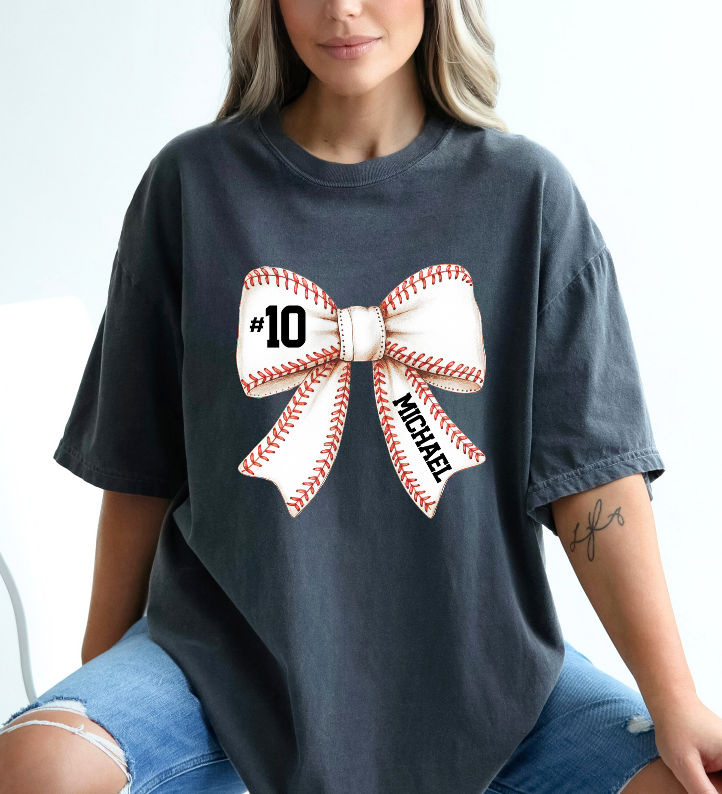 Renegades Baseball Bow (Comfort Colors)