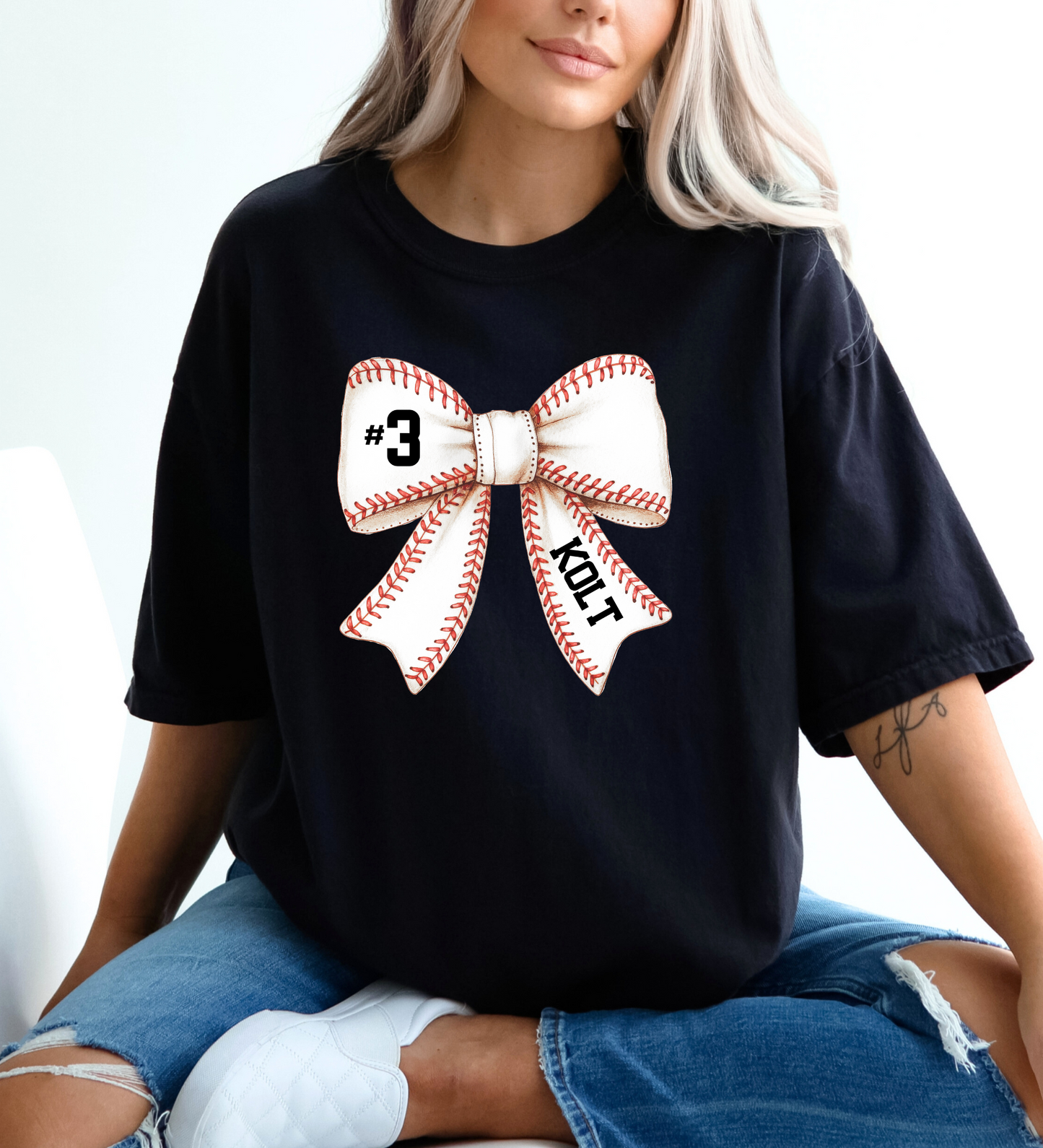 Renegades Baseball Bow (Comfort Colors)