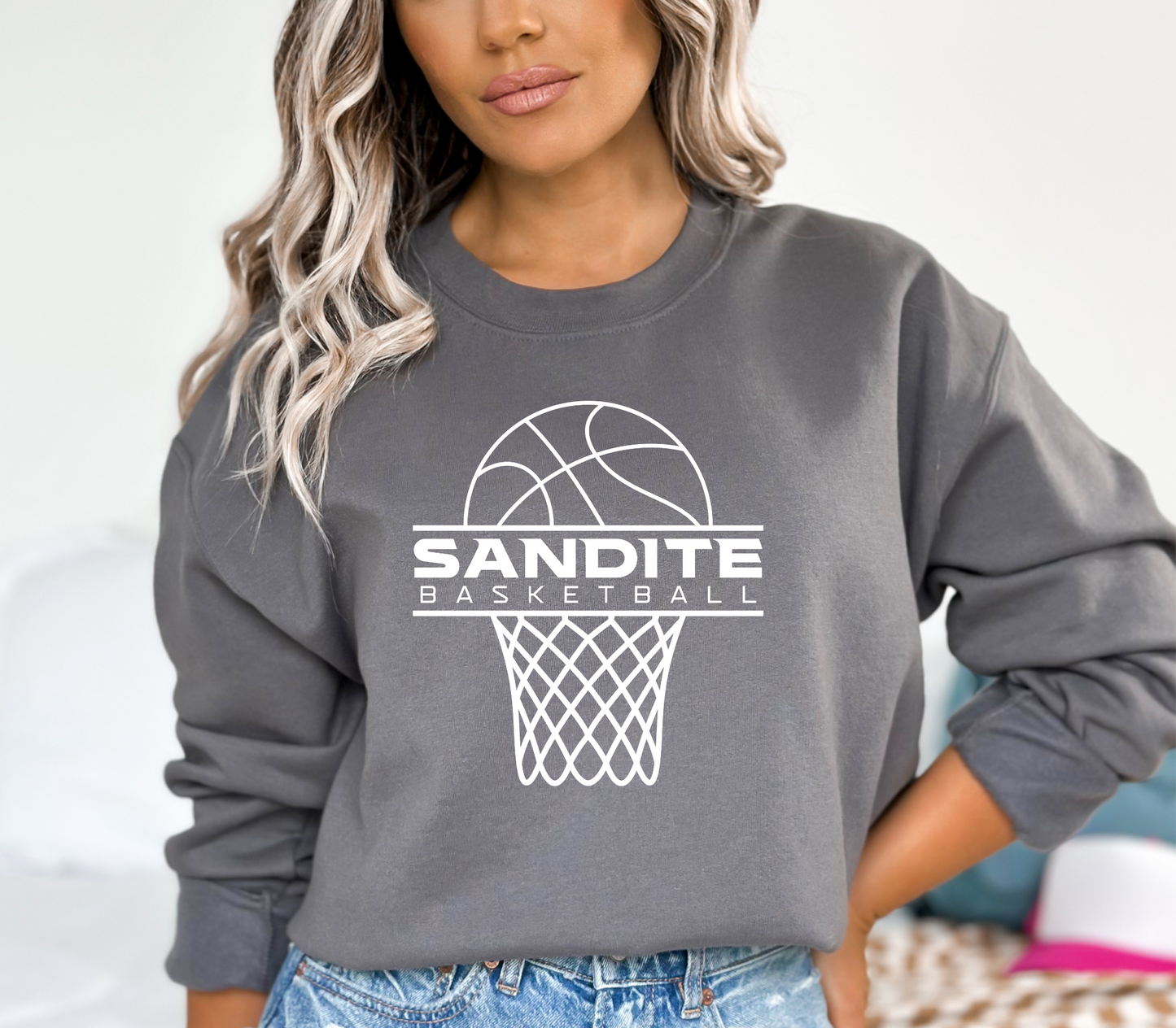 Sandite Basketball Offense WHITE (Gildan)