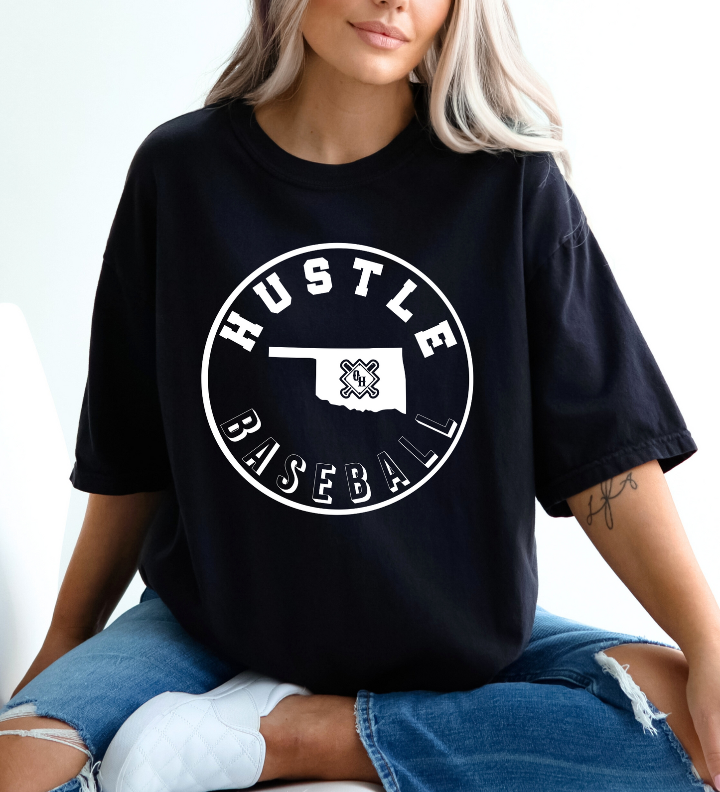 Hustle Circle Logo (Comfort Colors)