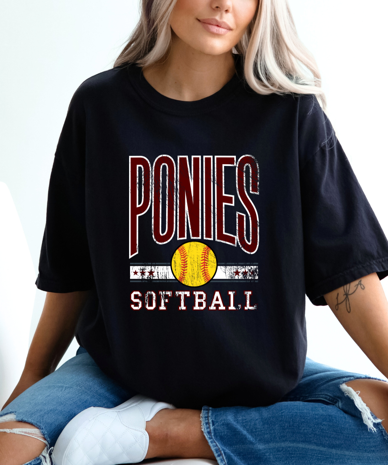 Ponies Softball All-Star (Comfort Colors)