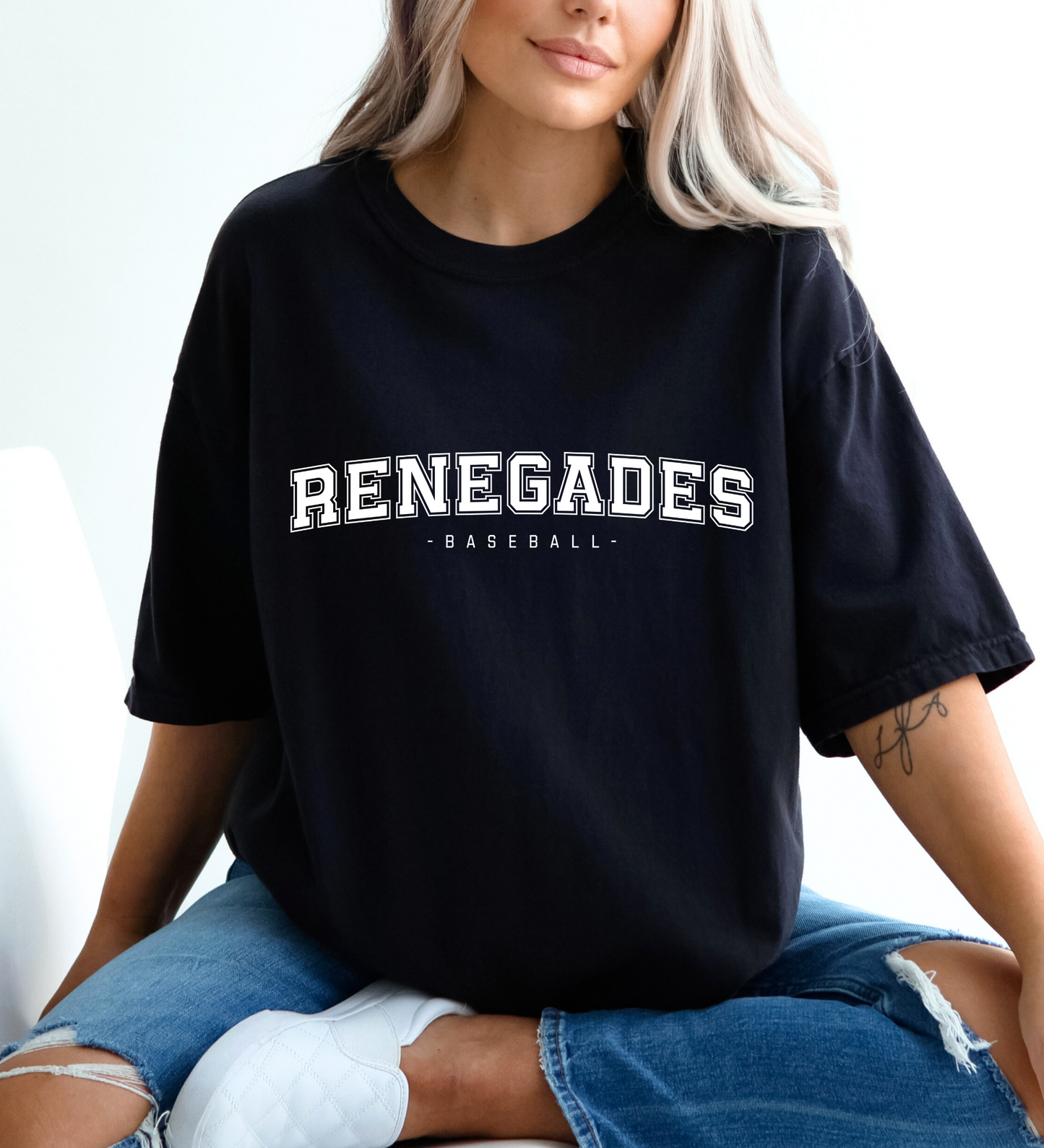 Renegades University Style WHITE (Comfort Colors)