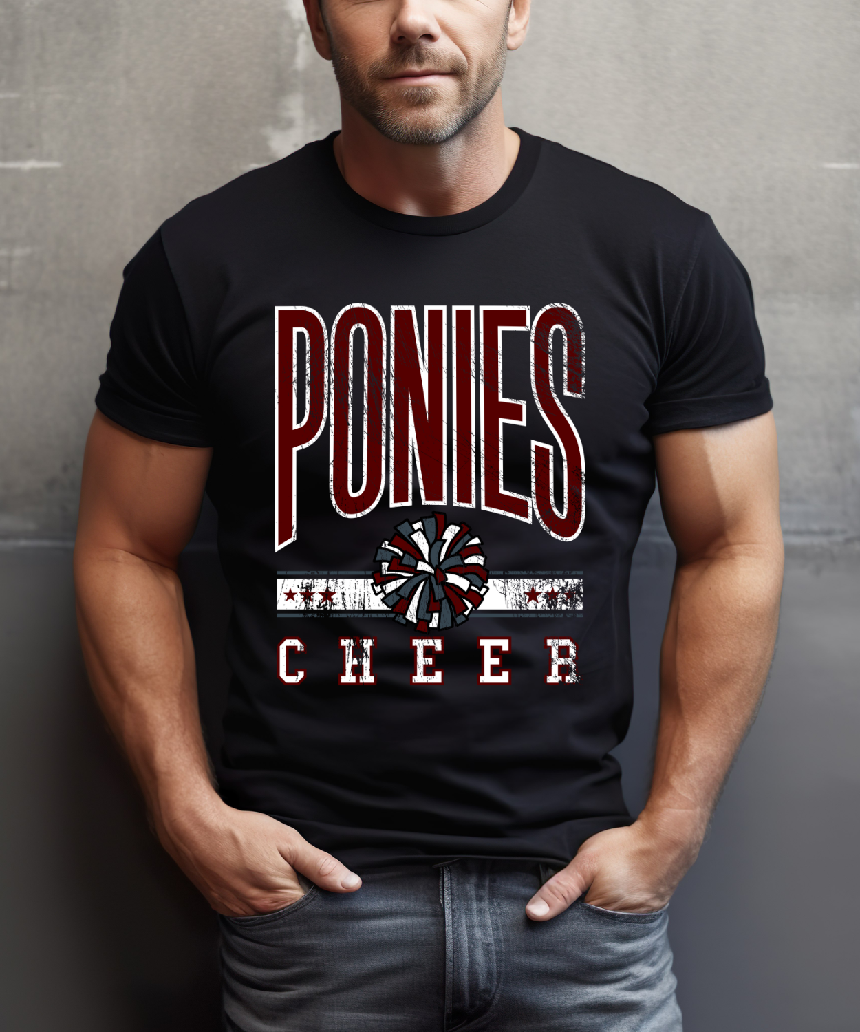 Ponies Cheer All-Star (Gildan)