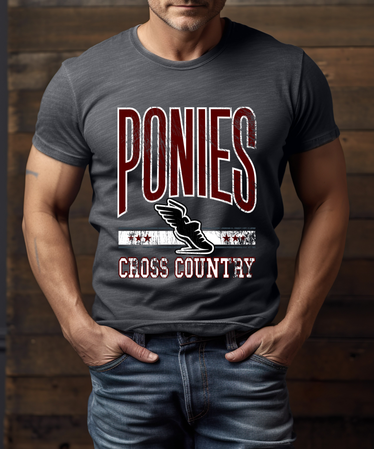 Ponies Cross Country All-Star (Gildan)