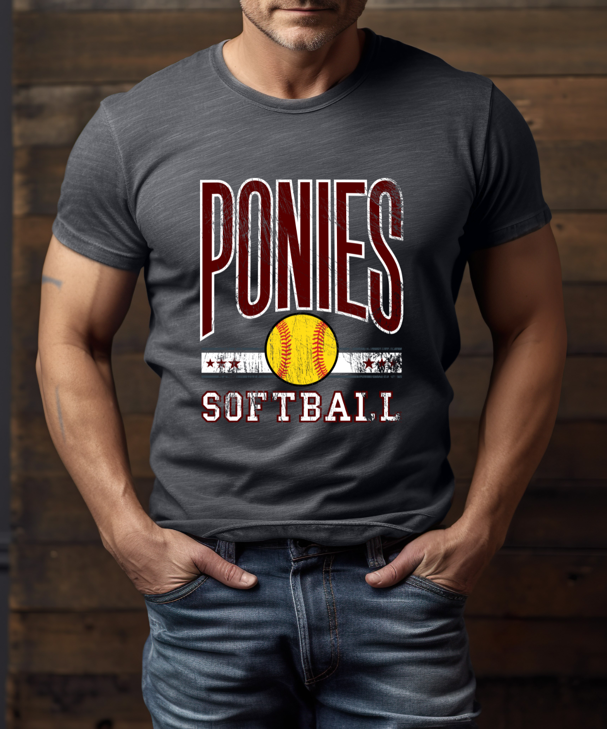 Ponies Softball All-Star (Comfort Colors)