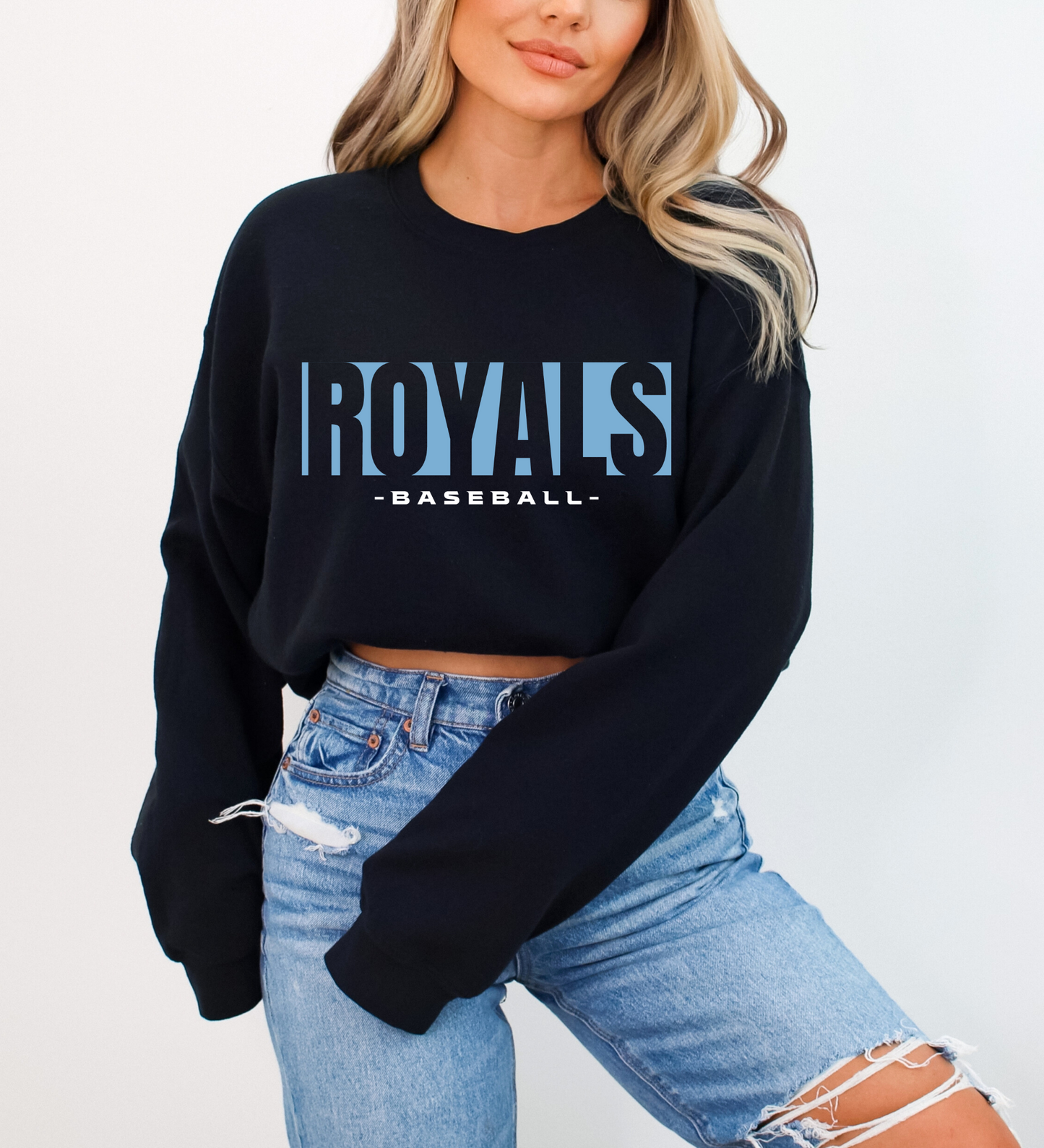 Royals Baseball Triple BLUE/WHITE (Gildan)