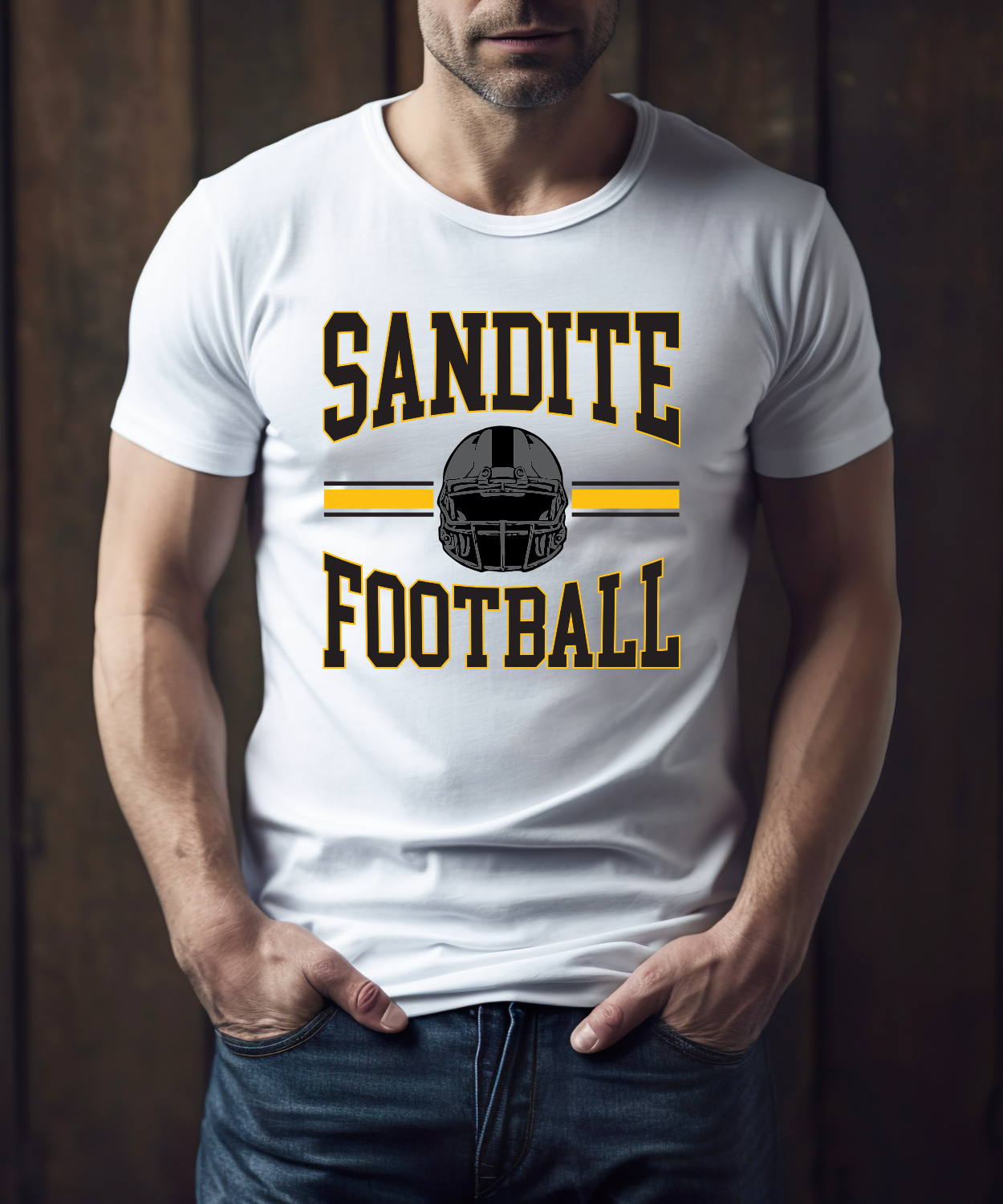 Sandite Football Center (Comfort Colors)
