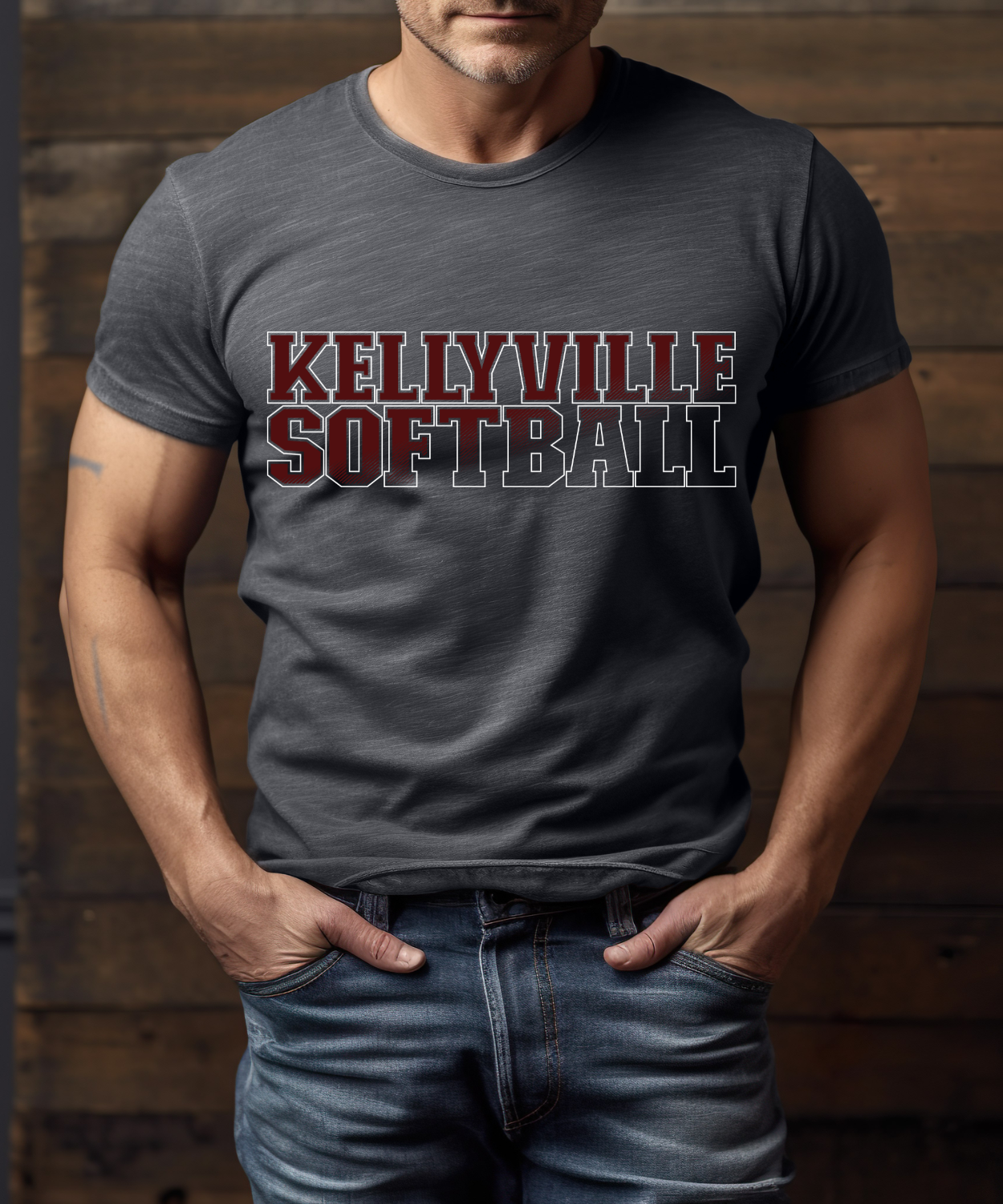 Kellyville Softball Diamond WHITE (Gildan)