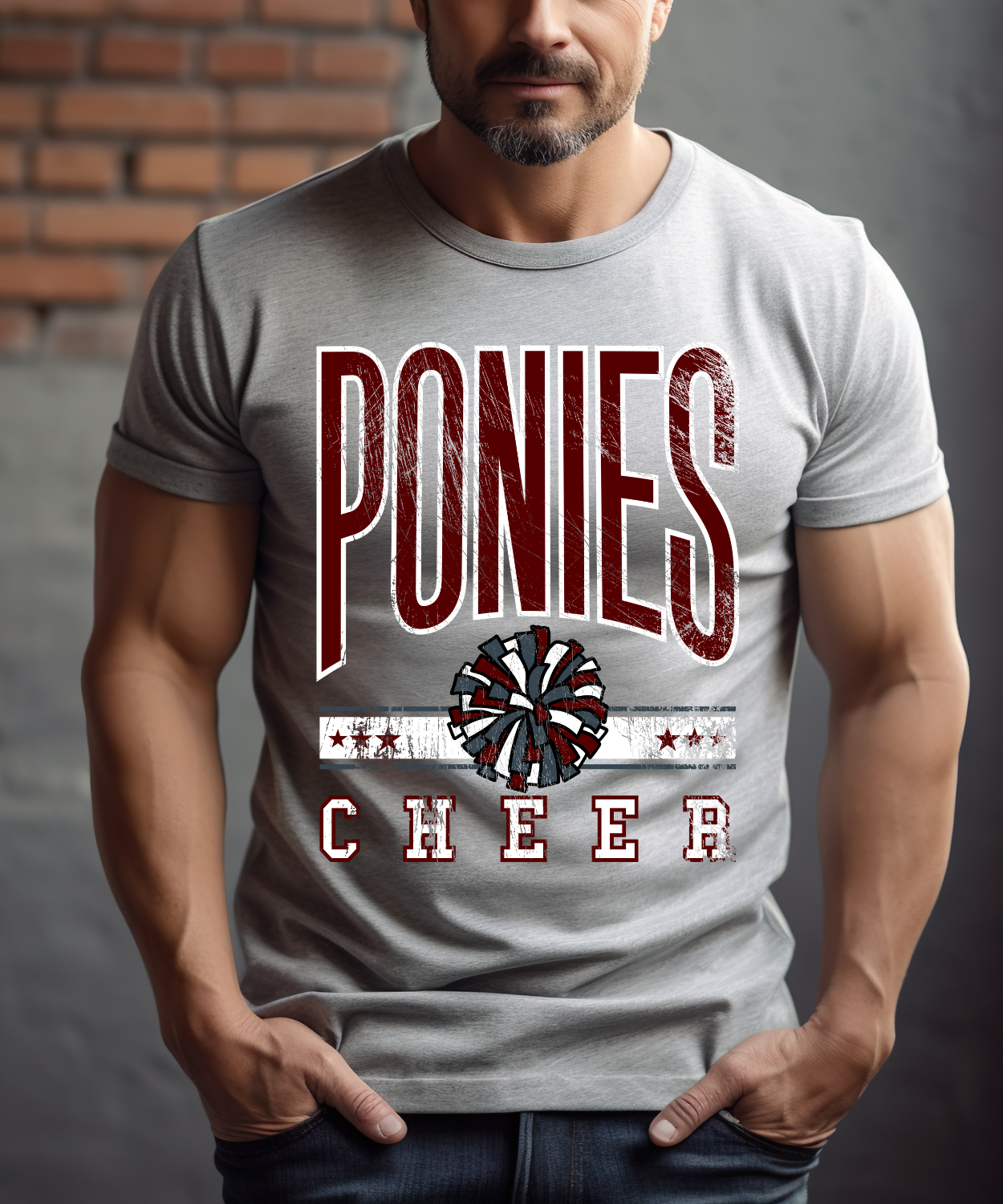 Ponies Cheer All-Star (Gildan)