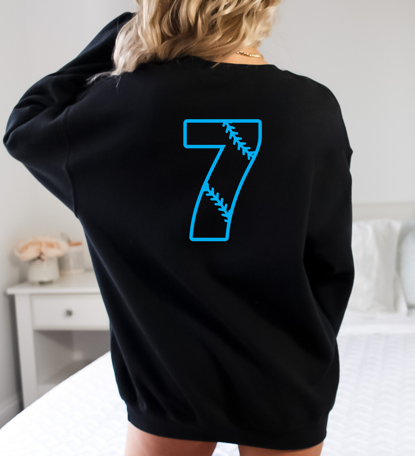 (Back Customization) Renegades Baseball Blue Numbers