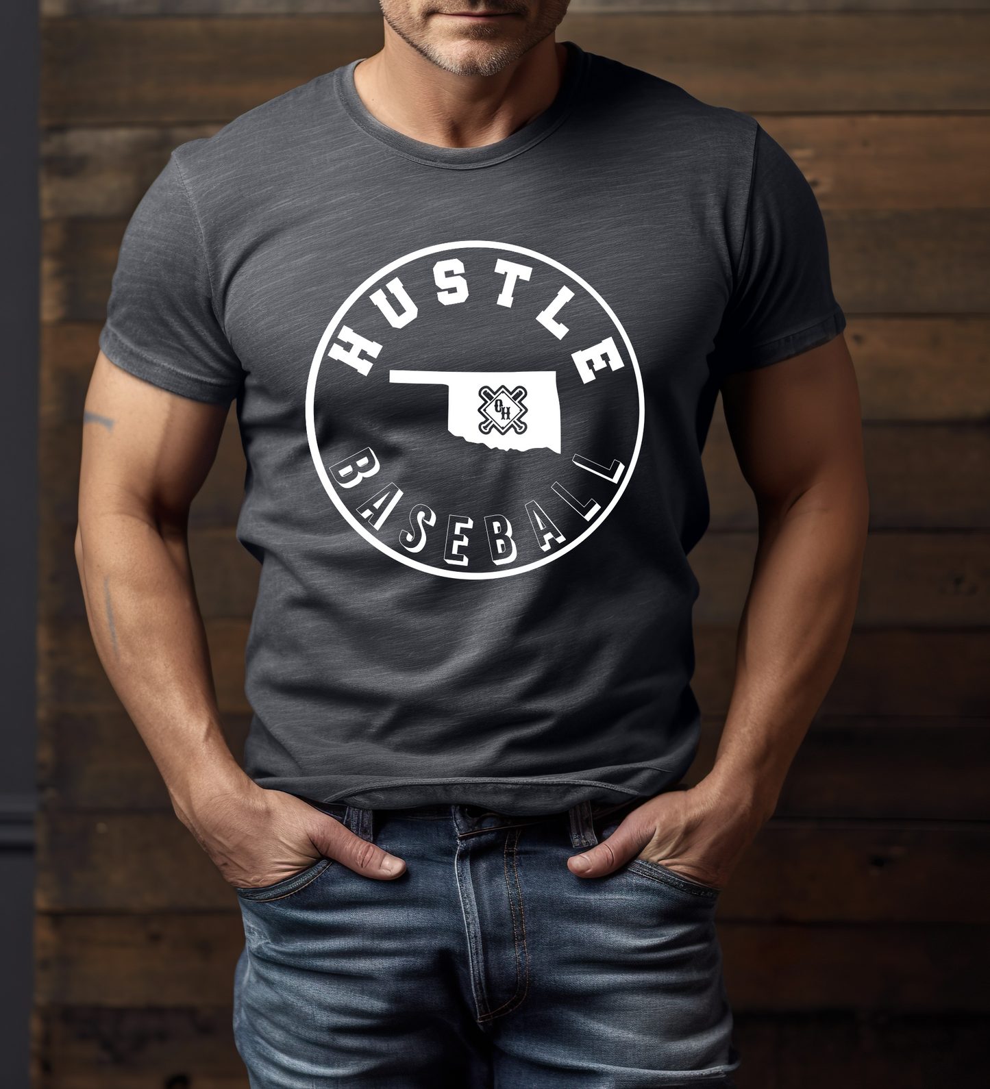 Hustle Circle Logo (Comfort Colors)