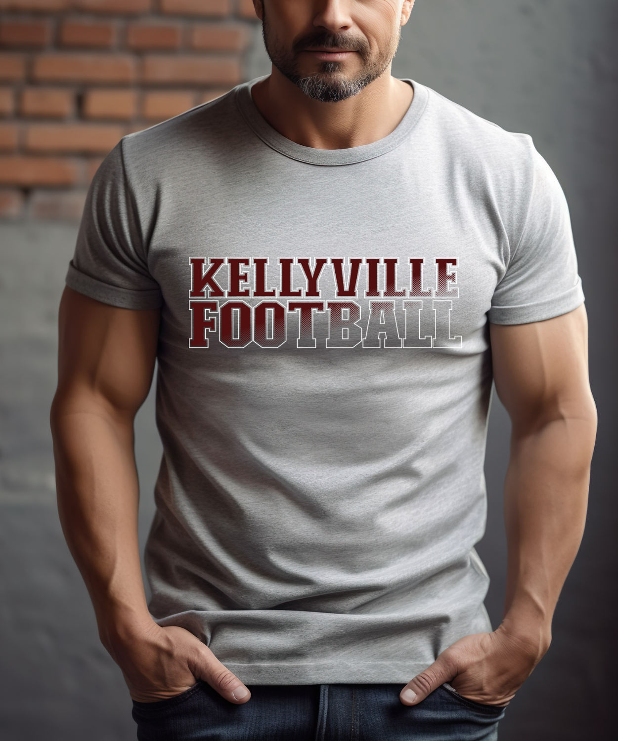 Kellyville Football Field WHITE (Gildan)