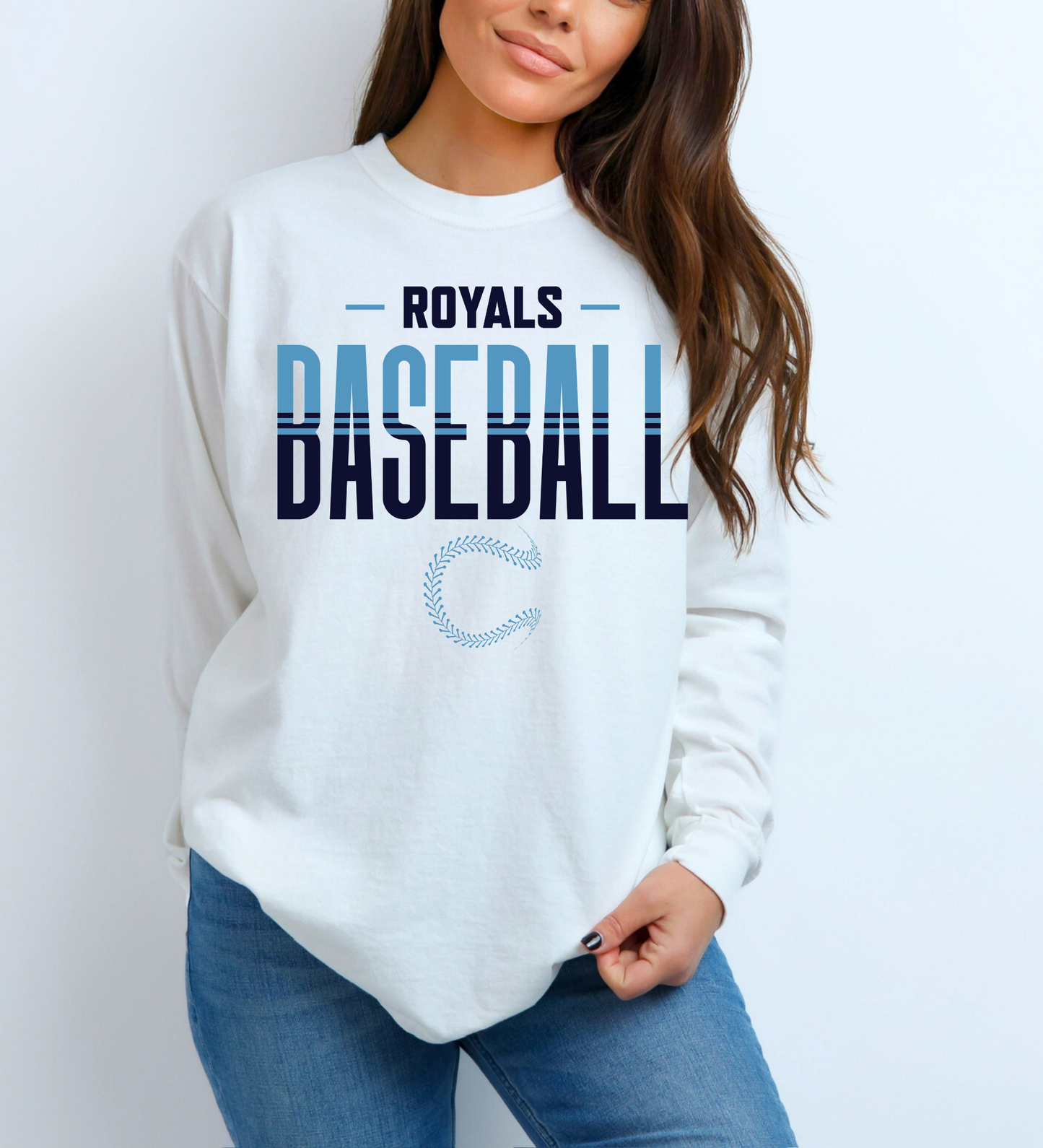 Royals Baseball Double (Comfort Colors)