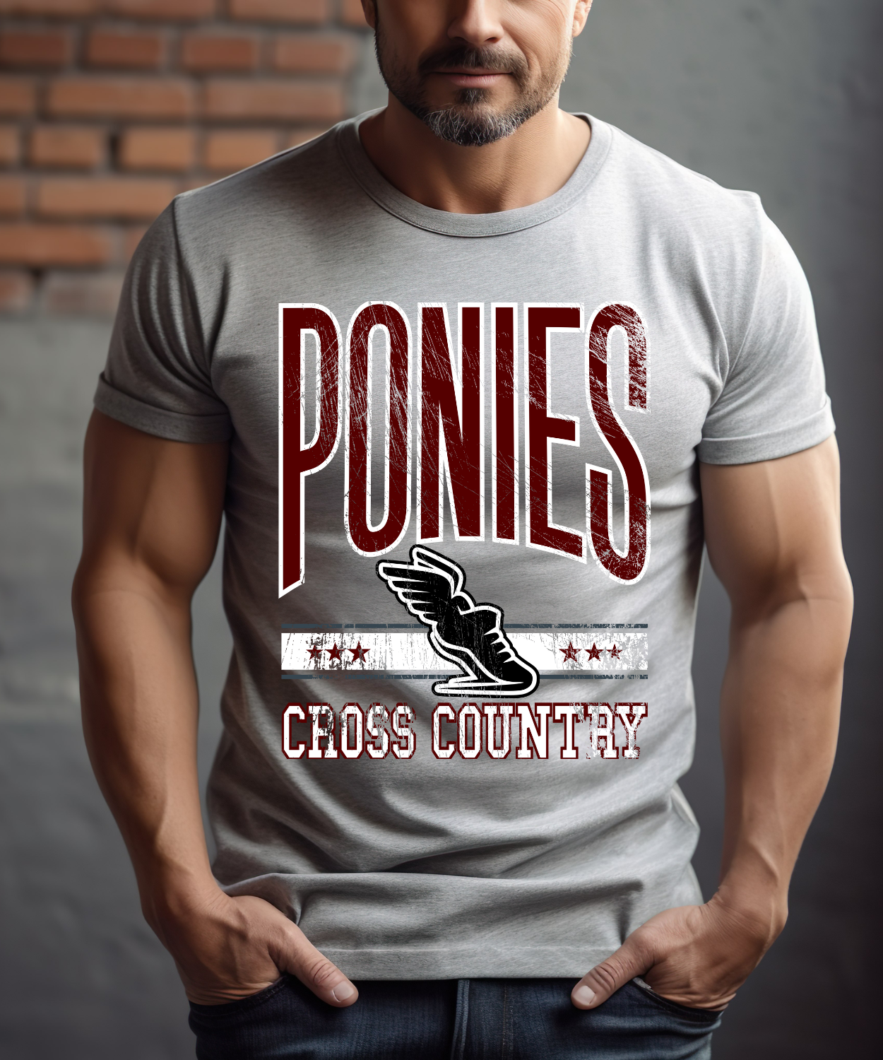 Ponies Cross Country All-Star (Gildan)