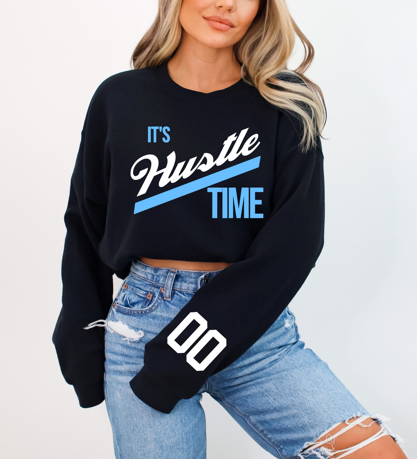 It's Hustle Time BLUE (Gildan)