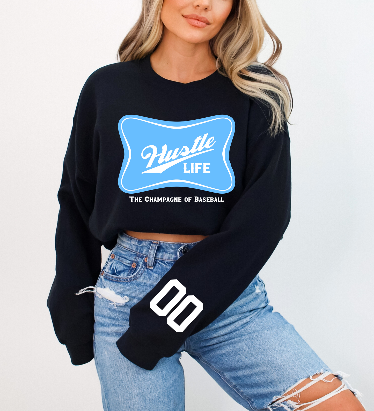 Hustle Life 'Champagne of Baseball' BLUE (Gildan)