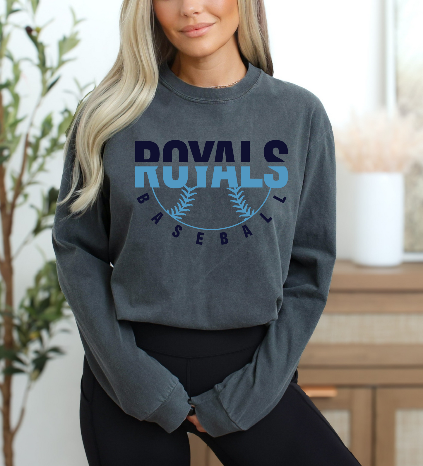 Royals Baseball Homerun (Comfort Colors)
