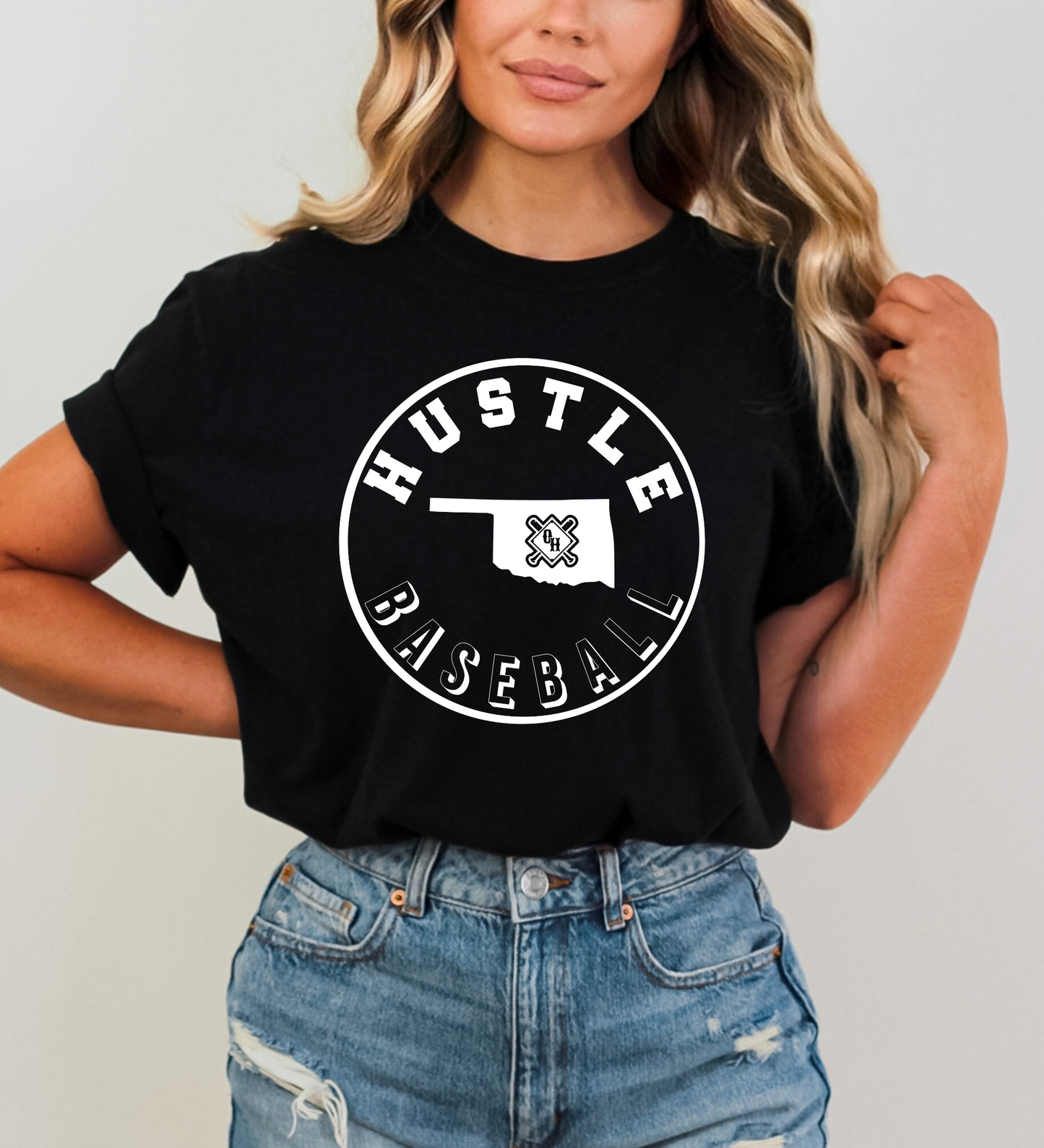 Hustle Circle Logo (Gildan)