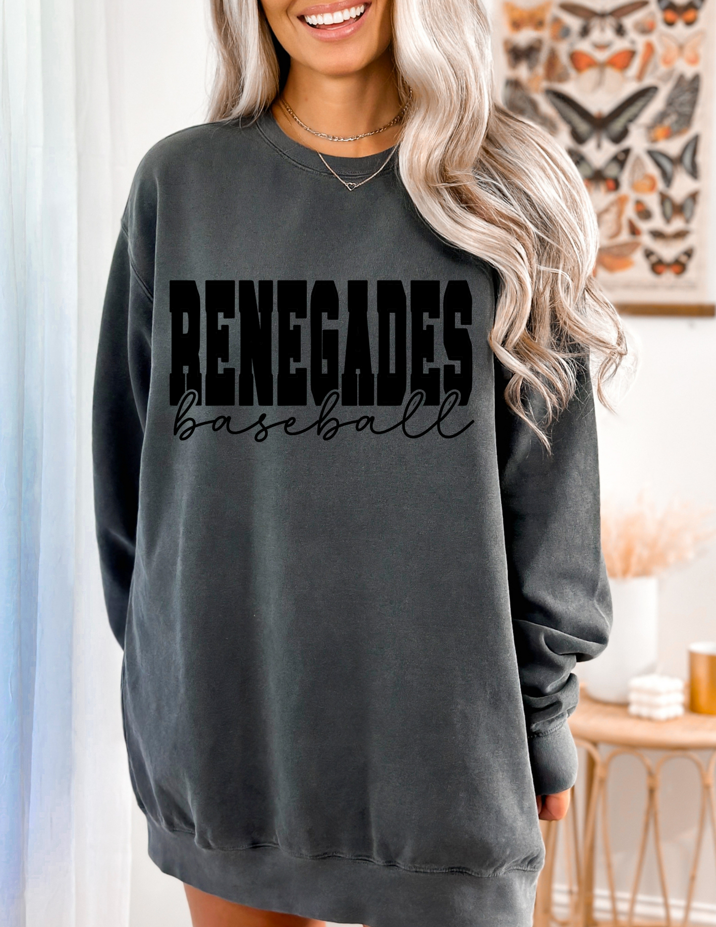 Renegades Baseball BLACK (Comfort Colors)