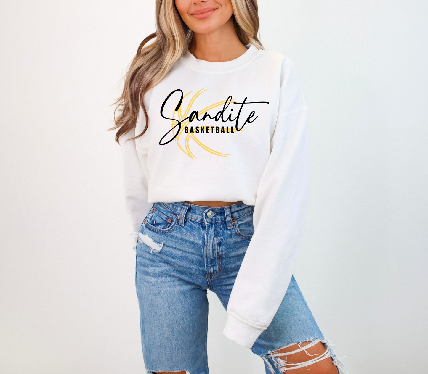Sandite Basketball Fan Girl (Gildan)
