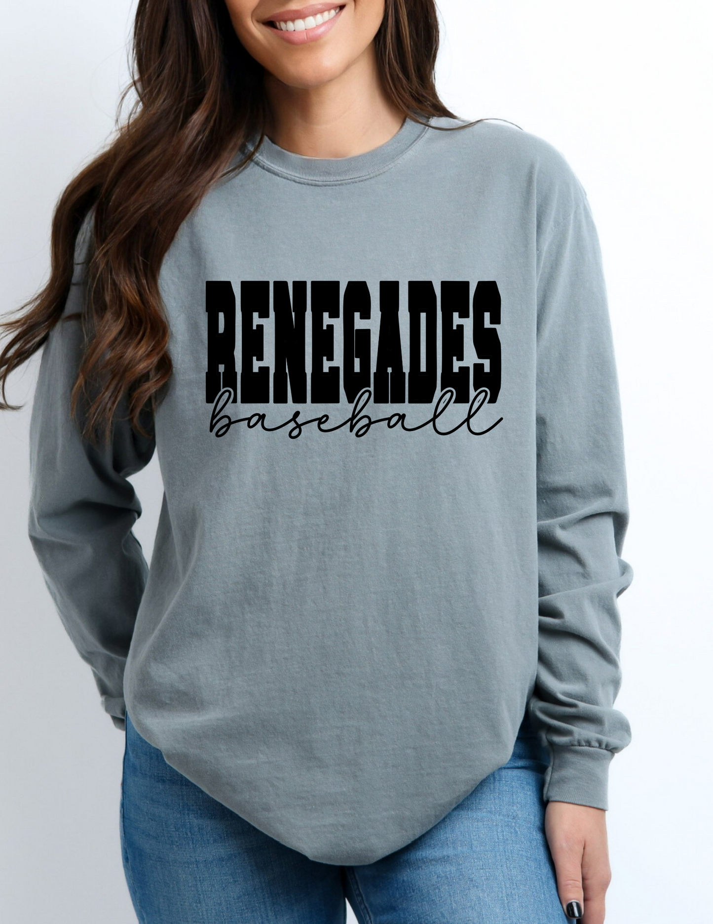 Renegades Baseball BLACK (Comfort Colors)