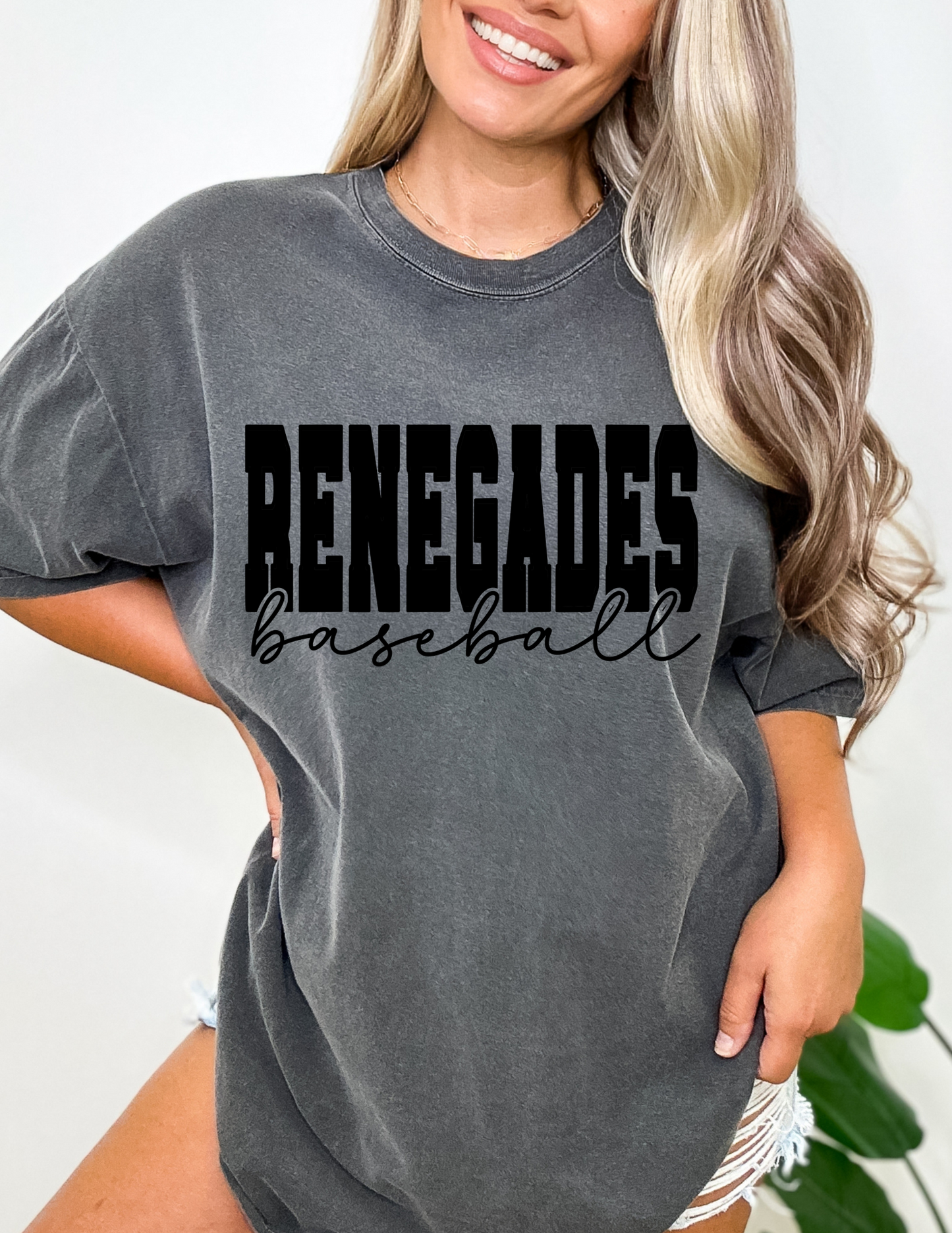 Renegades Baseball BLACK (Comfort Colors)