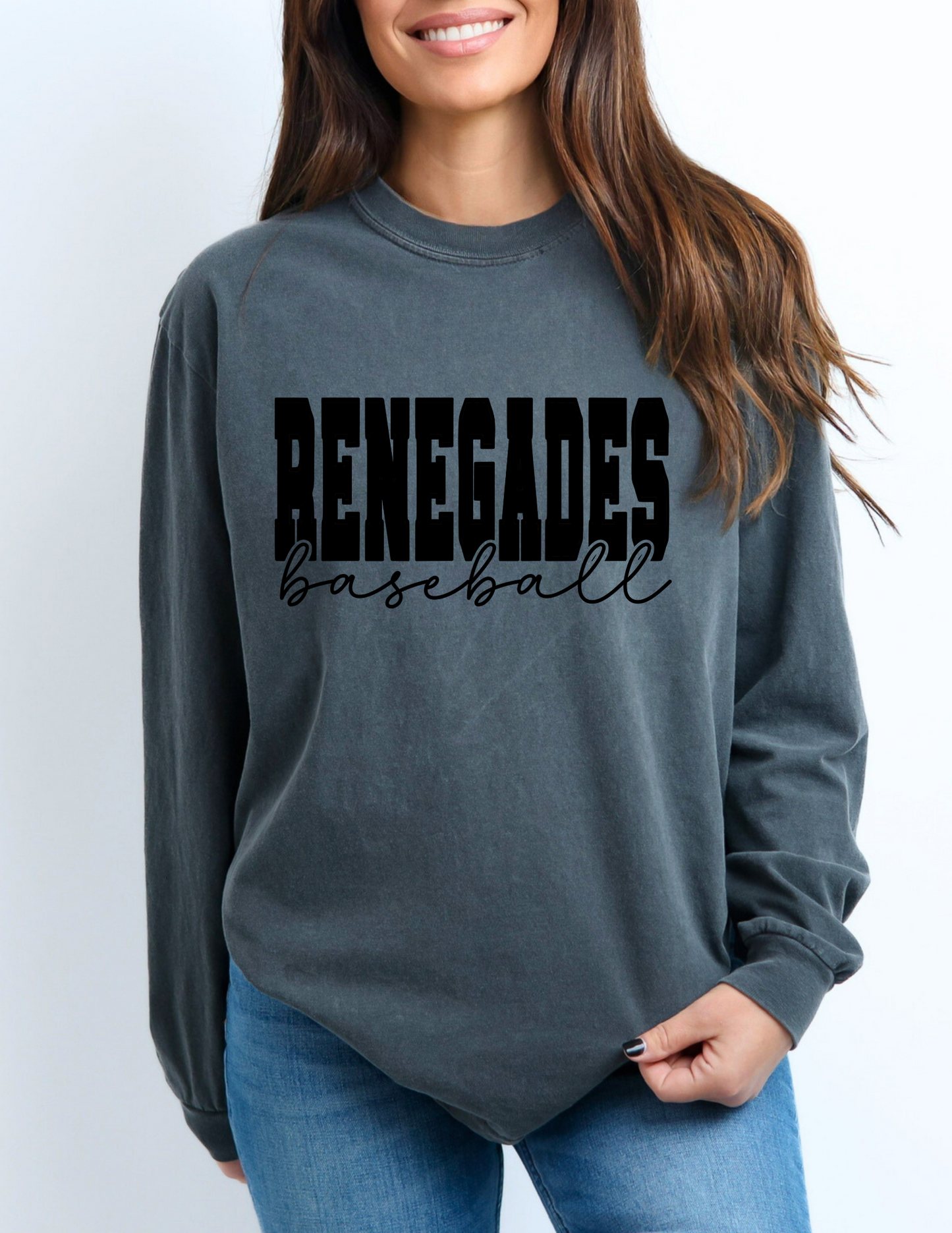Renegades Baseball BLACK (Comfort Colors)