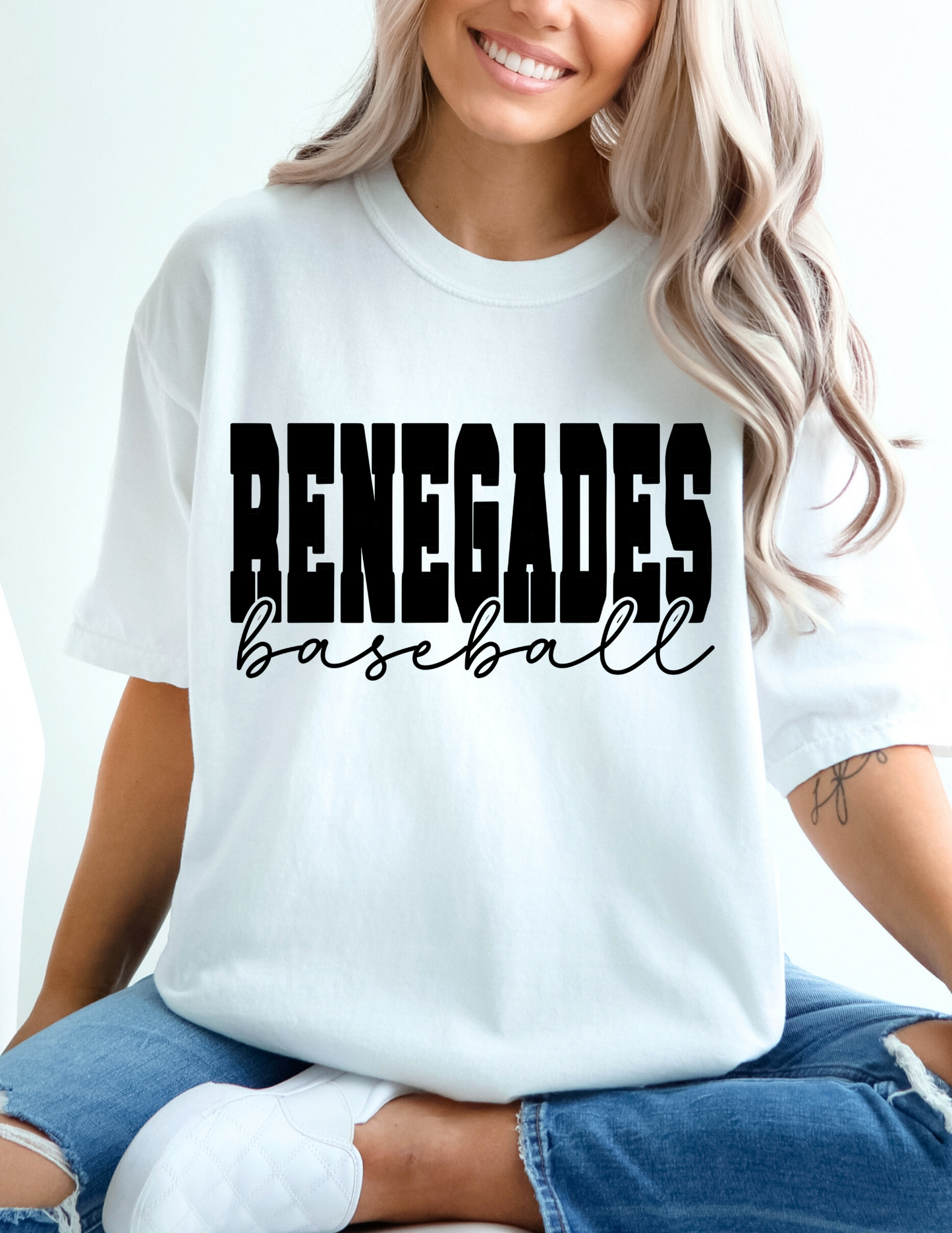 Renegades Baseball BLACK (Comfort Colors)