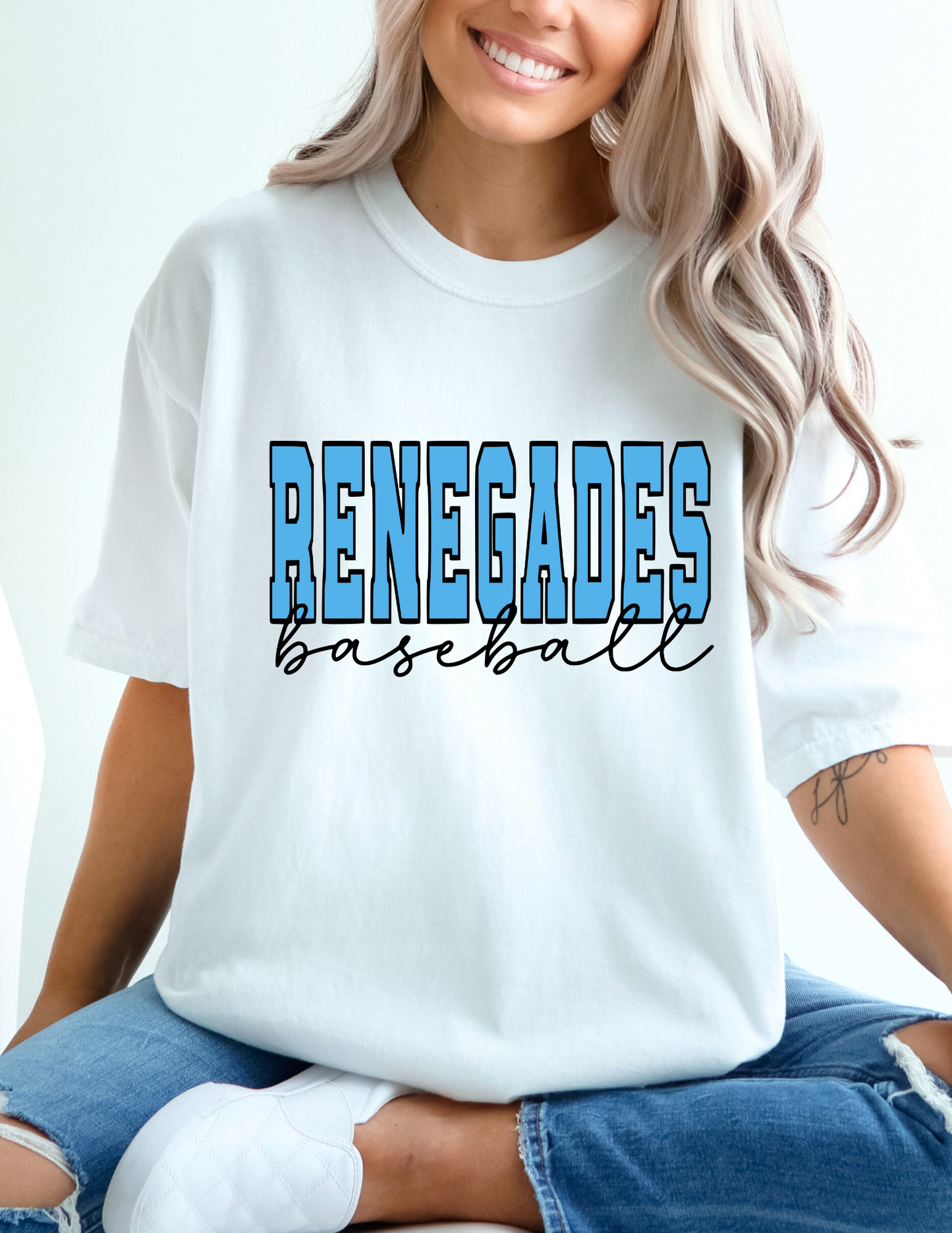 Renegades Baseball BLUE (Comfort Colors)