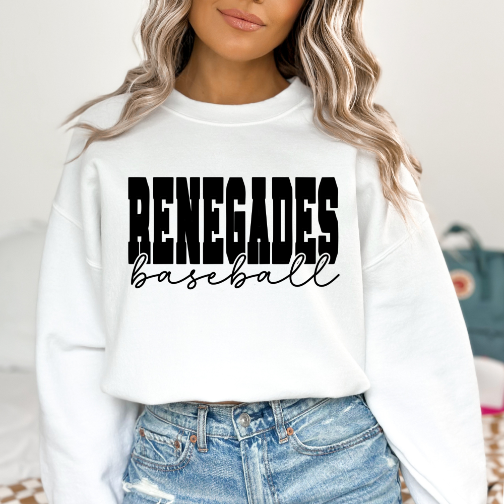 Renegades Baseball BLACK (Gildan)