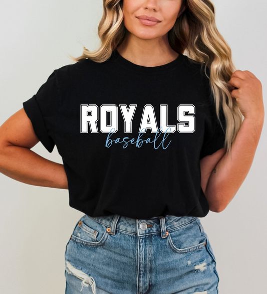 Royals Baseball University WHITE (Gildan)