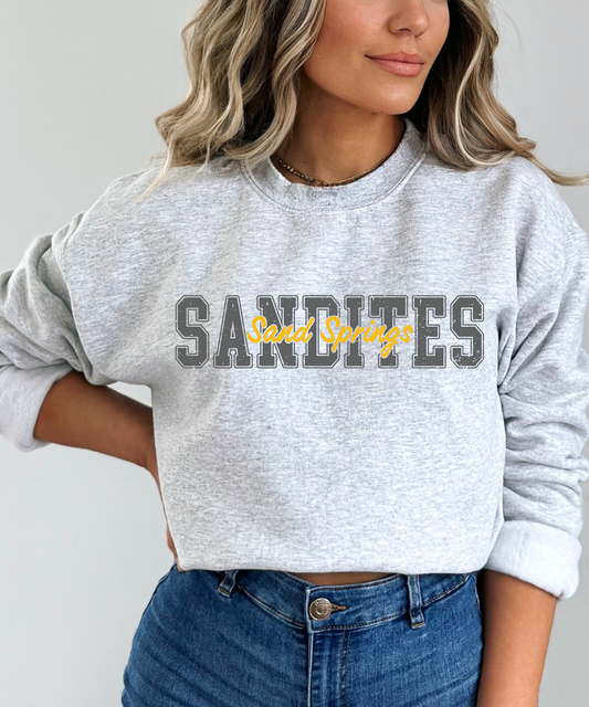 Sand Springs Sandites GREY (Gildan)