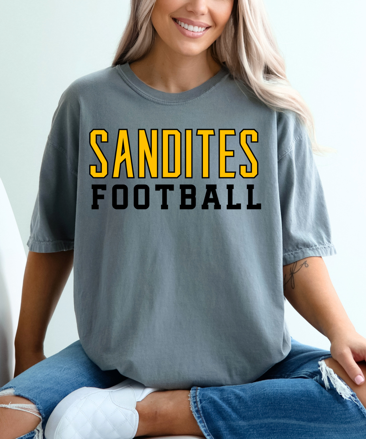 Sandite Football Tackle (Comfort Colors)