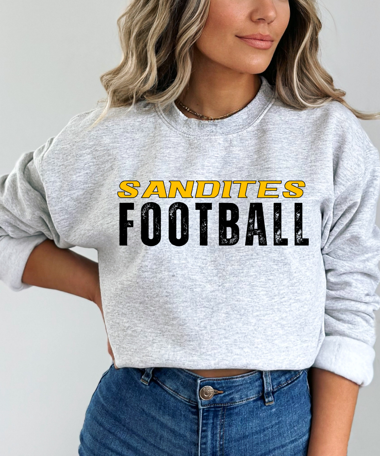 Sandite Football + Roster BLACK (Gildan)