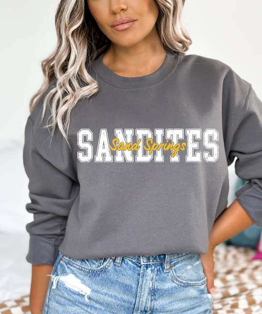 Sand Springs Sandites WHITE (Gildan)