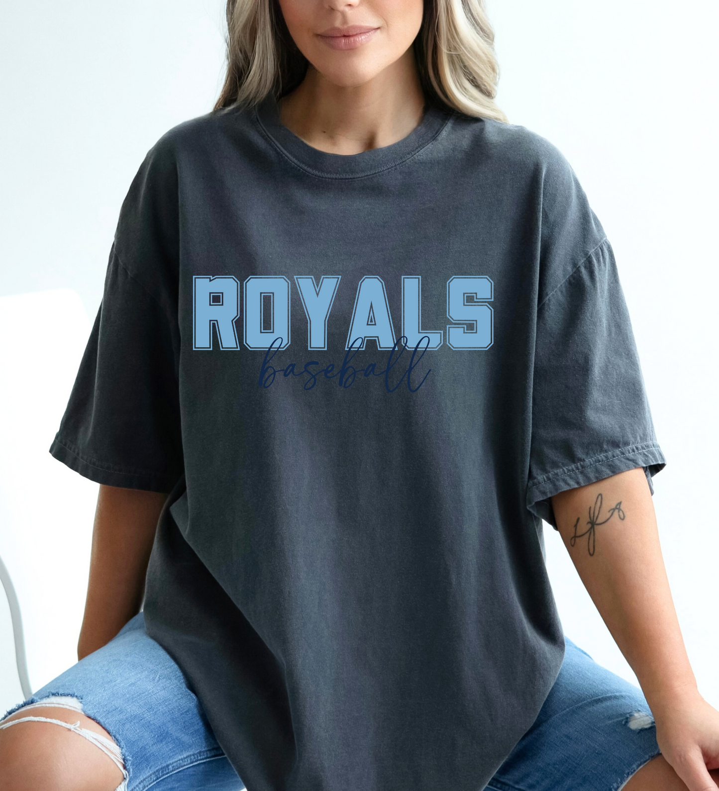 Royals Baseball University BLUE (Comfort Colors)