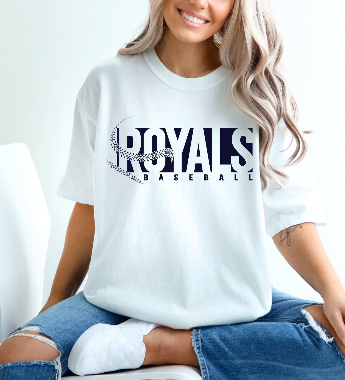 Royals Baseball Triple (Comfort Colors)
